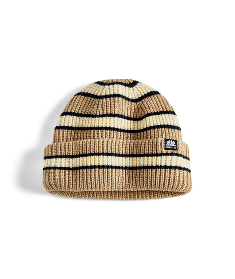 Autumn Simple Slacker Beanie in Khaki 2025 - M I L O S P O R T