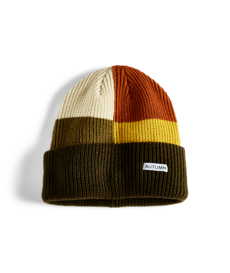 Autumn Select Patchwork Beanie in Army 2025 - M I L O S P O R T