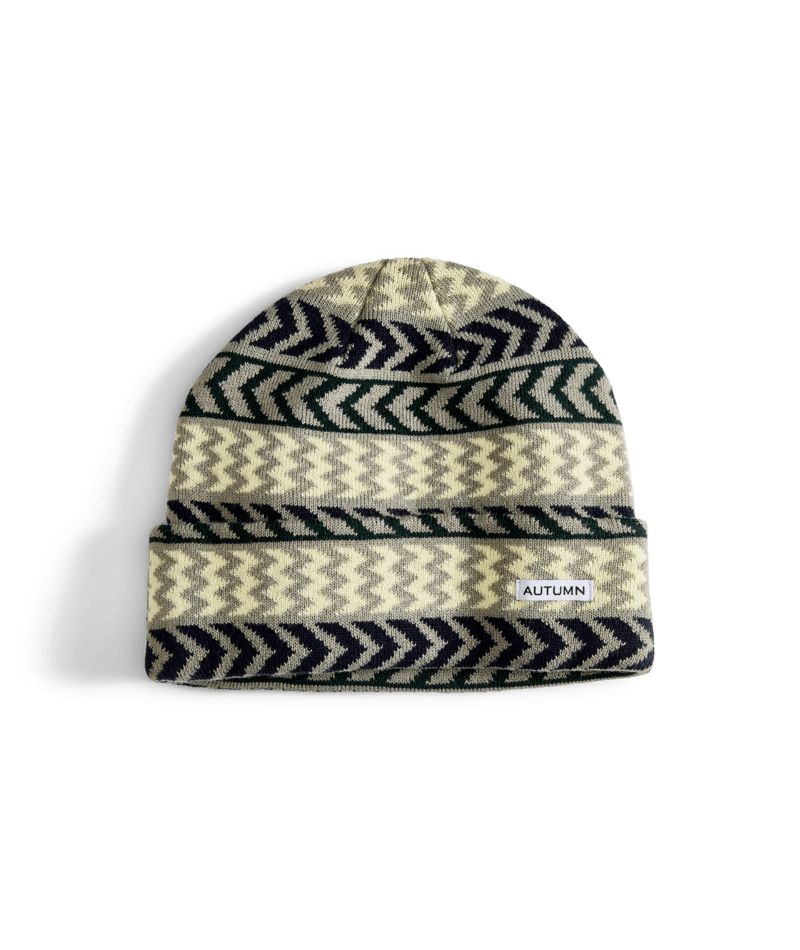 Autumn Select Chevron Beanie in Grey 2025 - M I L O S P O R T