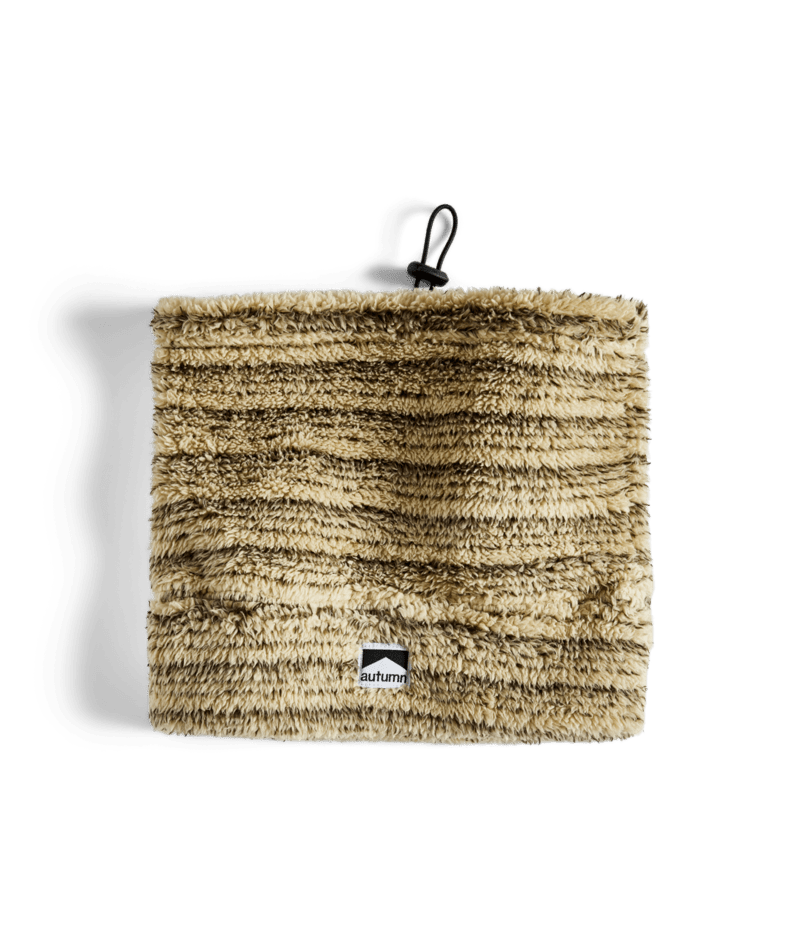 Autumn Convert Fleece Neckwarmer in Khaki 2025 - M I L O S P O R T