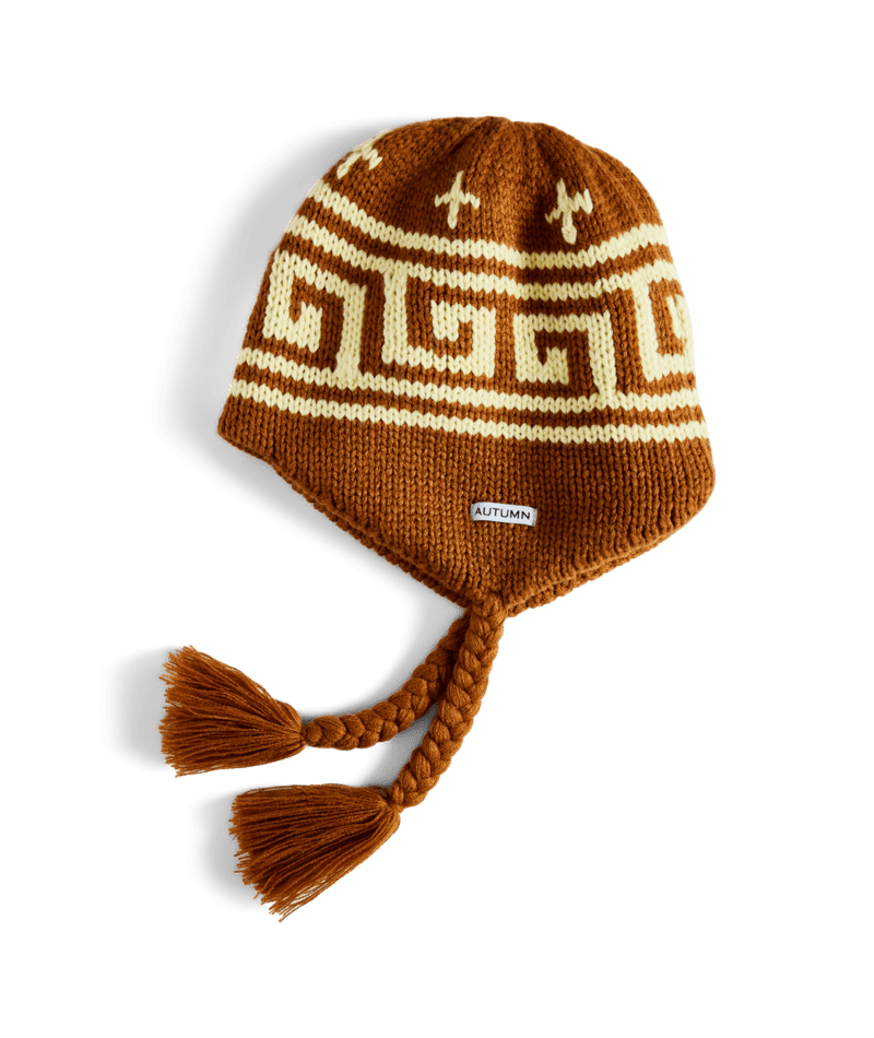 Autumn Niseko Ear Flap Beanie in Nutmeg 2025 - M I L O S P O R T