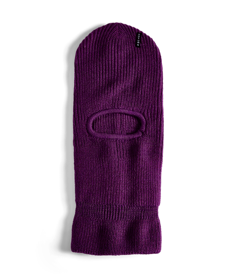 Autumn Marl Balaclava in Eggplant 2025 - M I L O S P O R T