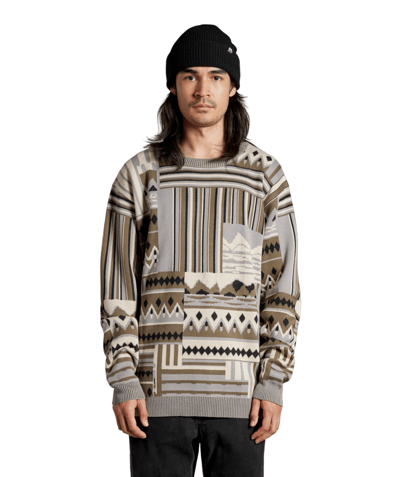 Autumn Jefe Sweater in Army 2025 - M I L O S P O R T