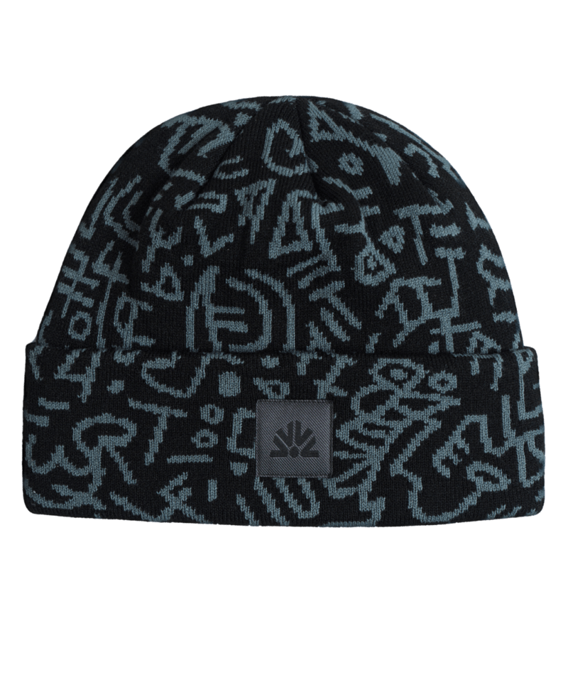 Autumn Soul Camo Beanie for men and women, featuring a stylish camouflage design and cozy knit texture.