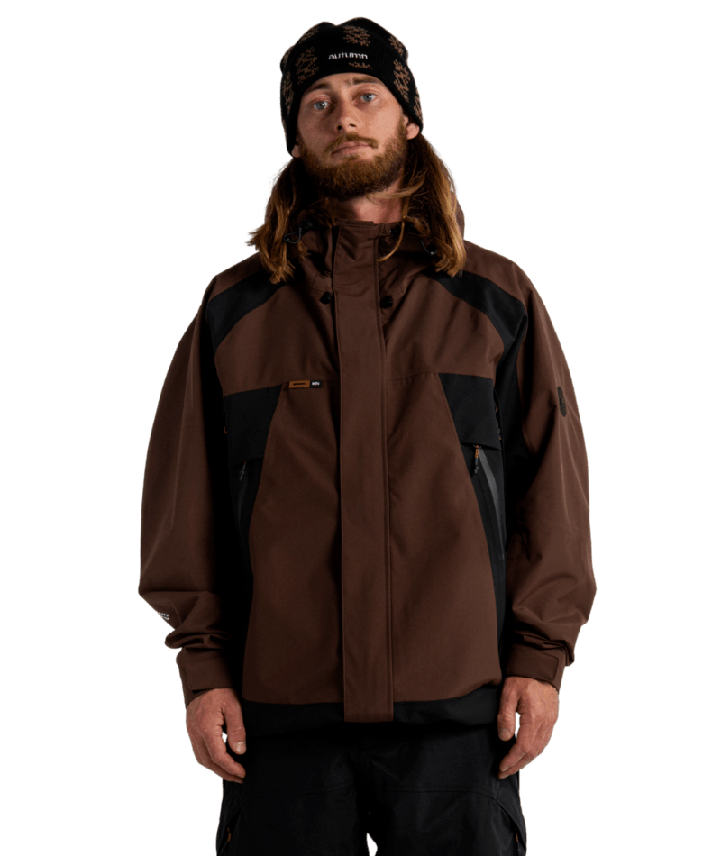 Autumn Crest 3L snow jacket for men and women, in vibrant winter gear style, featuring insulated design and winter-ready fabric.