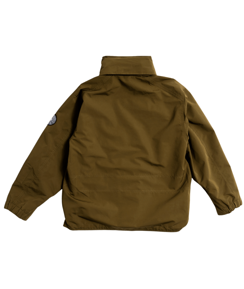 Autumn Yard Snow Jacket 2027 for men and women, shown in a natural outdoor setting, featuring a warm, insulated winter jacket by Autumn.