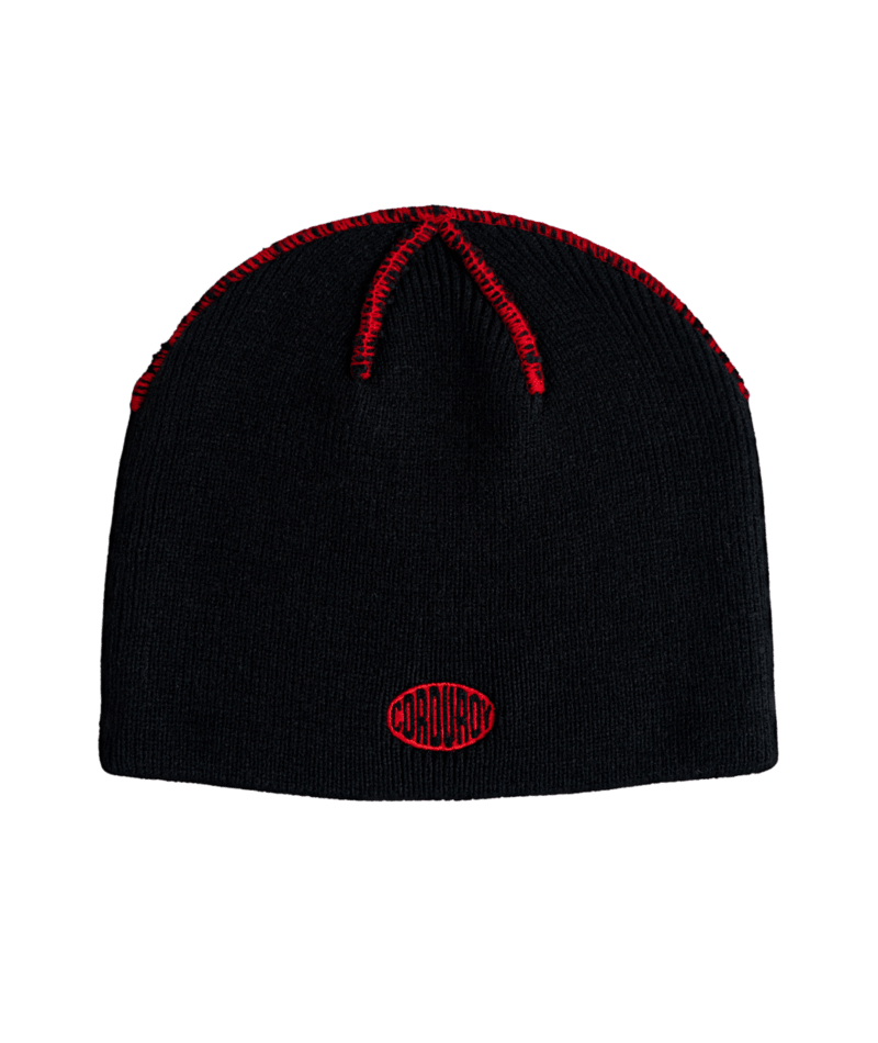 Autumn Skully Beanie in large size, stylish unisex knit hat featuring a skull design, perfect for fall weather.