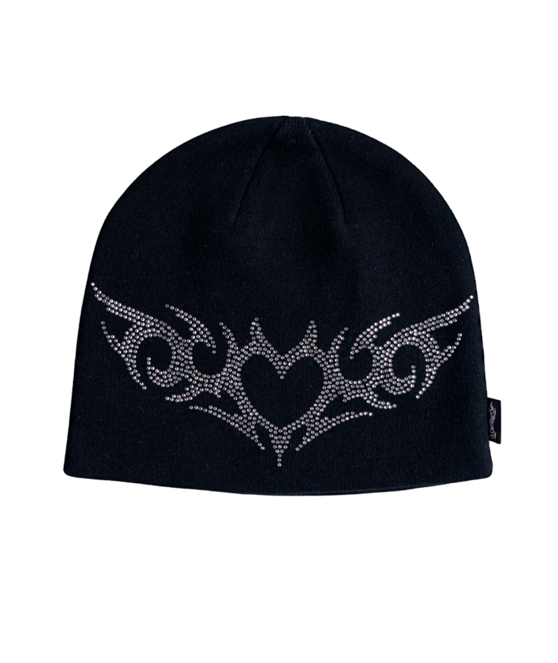 Autumn Shine On Skully Beanie for men and women, stylish knit hat with a shiny finish, from Autumn brand.
