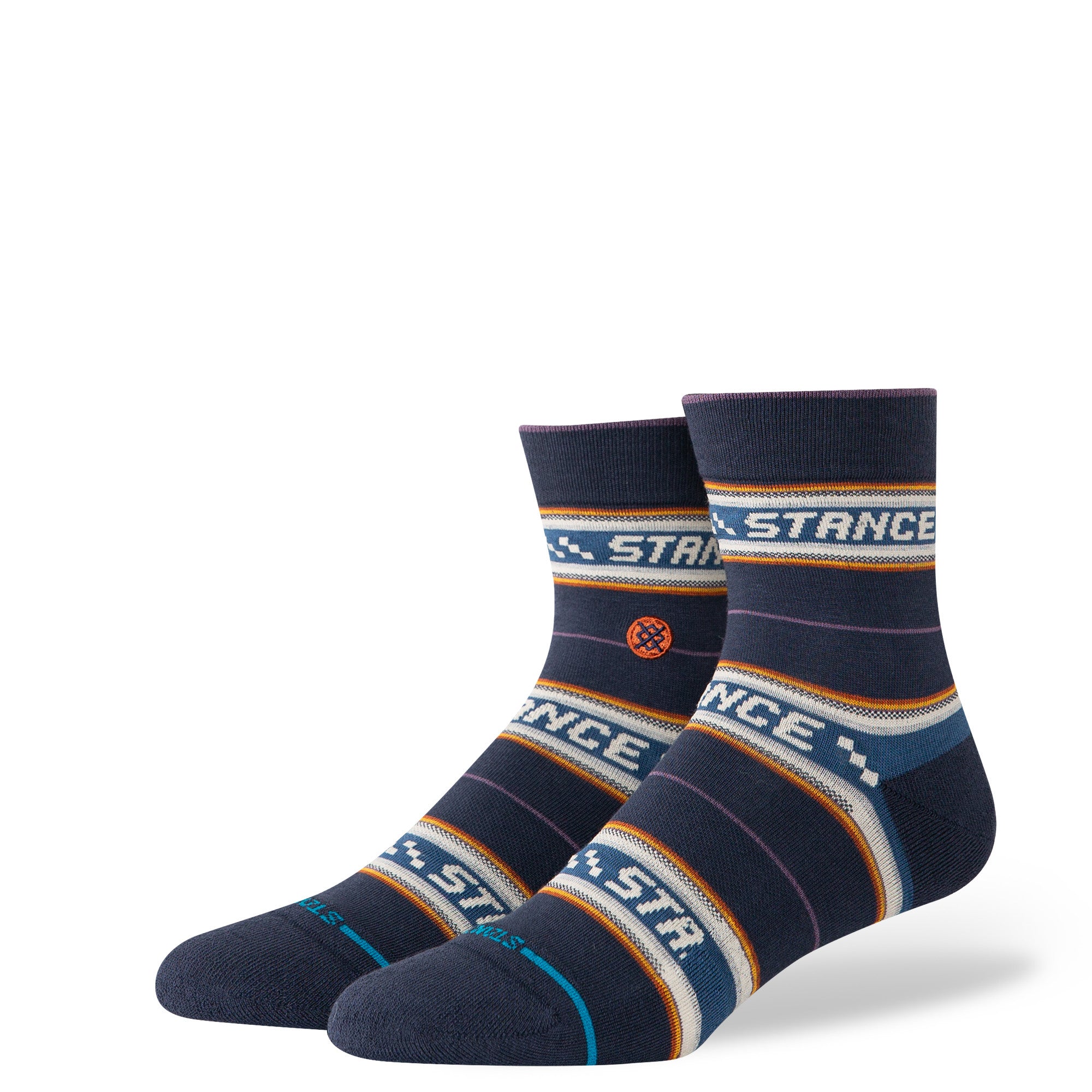 Stance Flowrider Quarter Socks in Navy - M I L O S P O R T