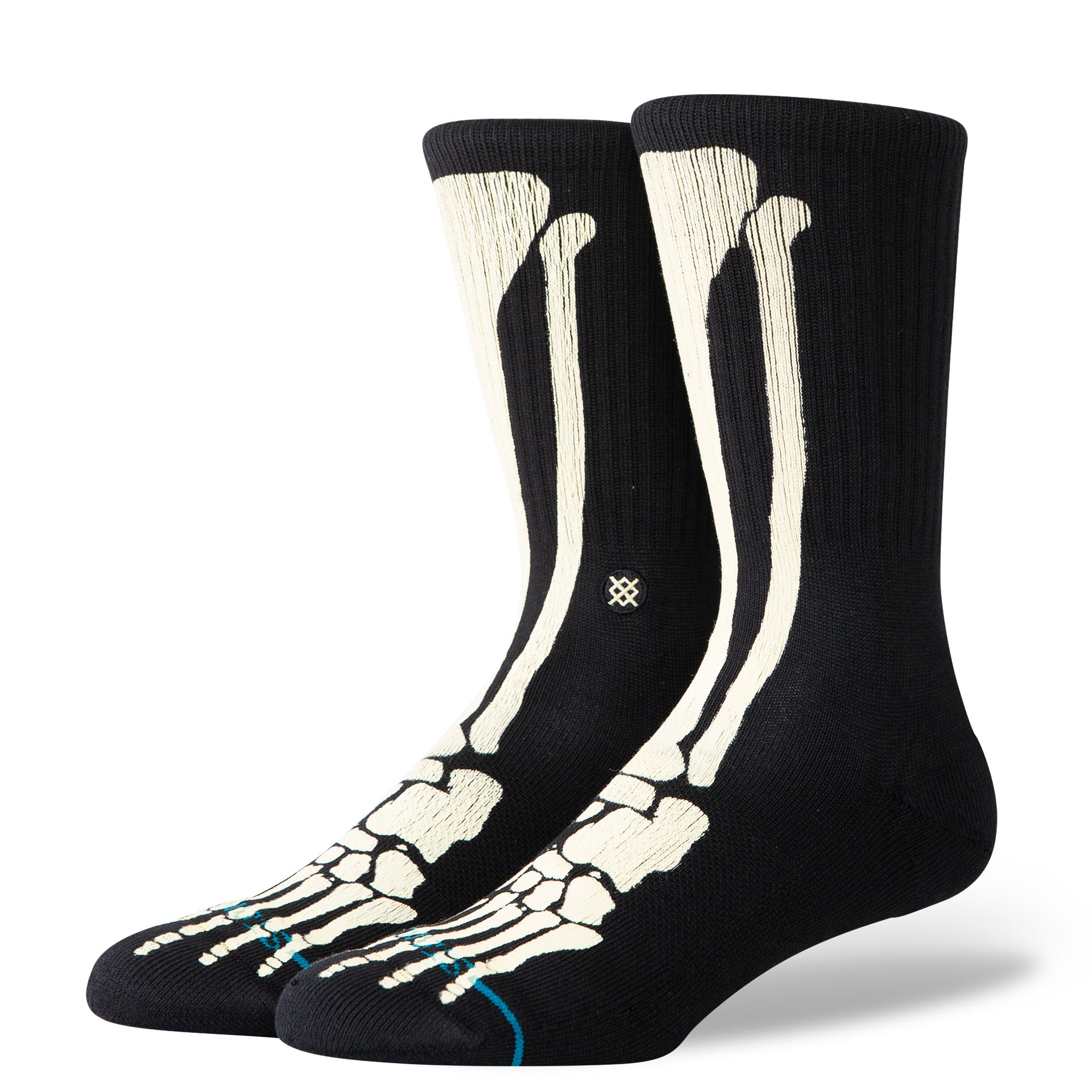 Stance Bonez Socks in Black - M I L O S P O R T