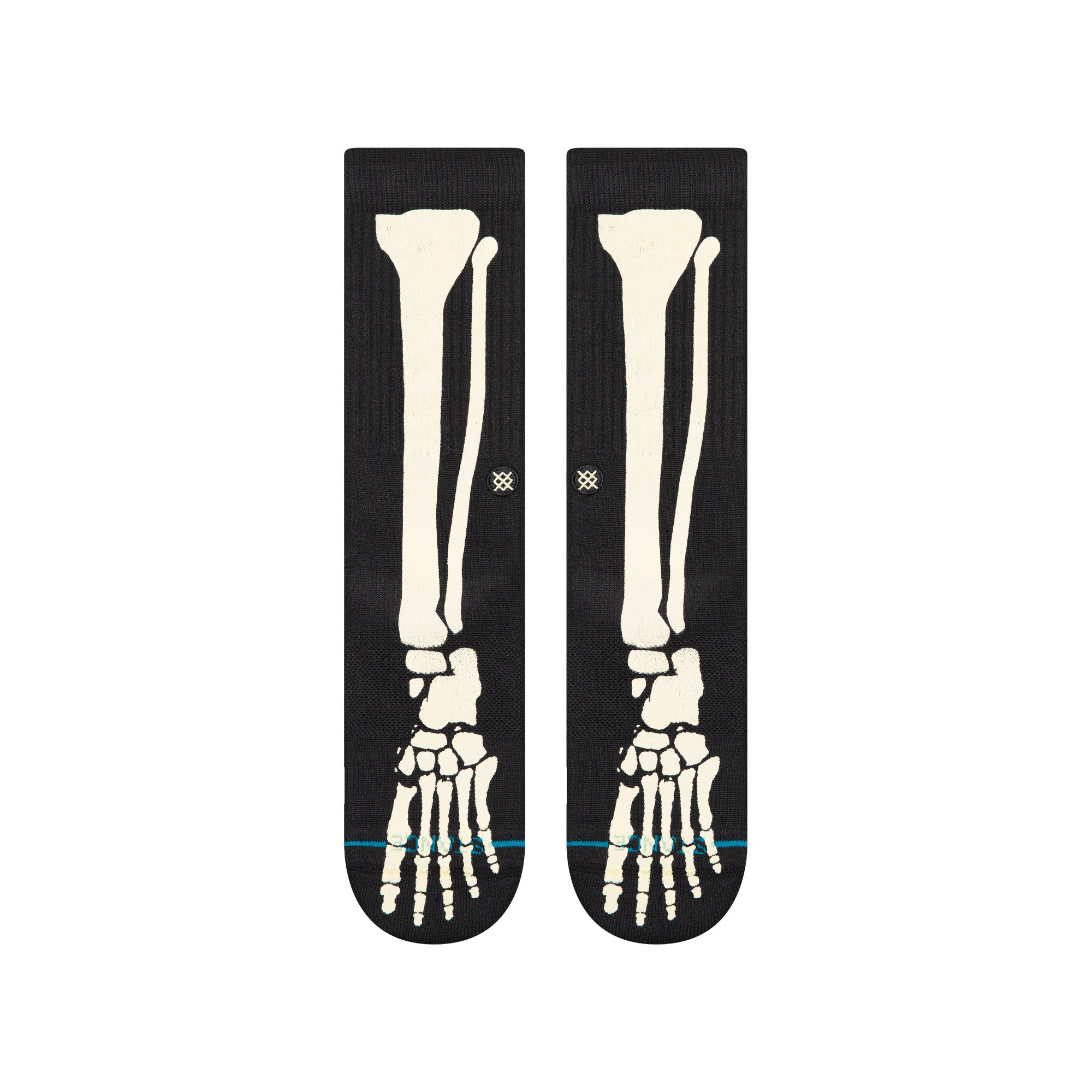 Stance Bonez Socks in Black - M I L O S P O R T