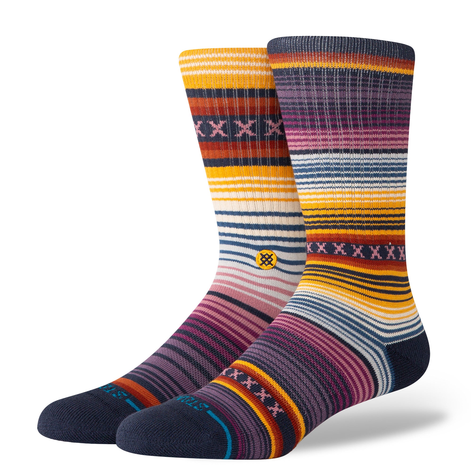 Stance Curren St Crew Socks in Grape - M I L O S P O R T