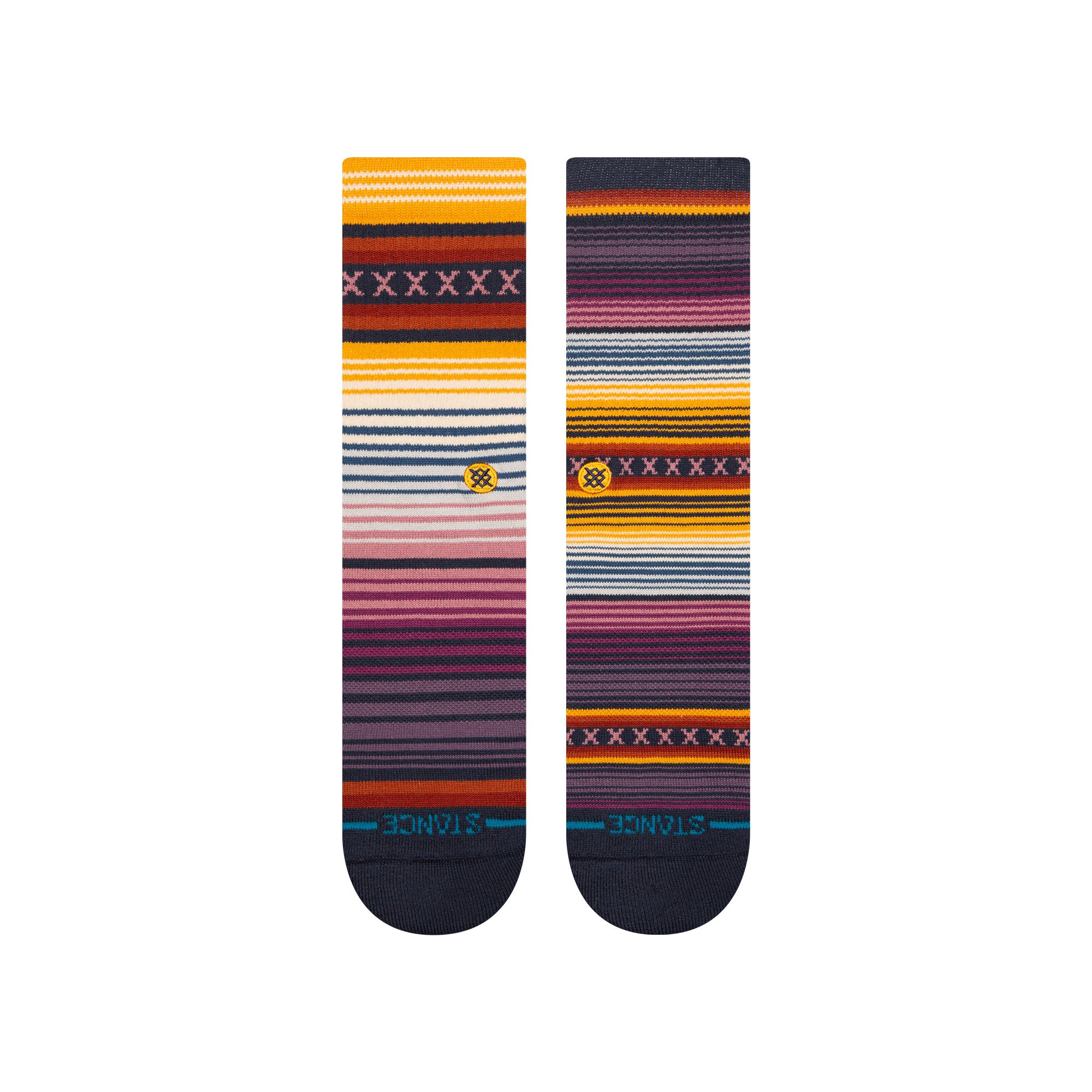 Stance Curren St Crew Socks in Grape - M I L O S P O R T