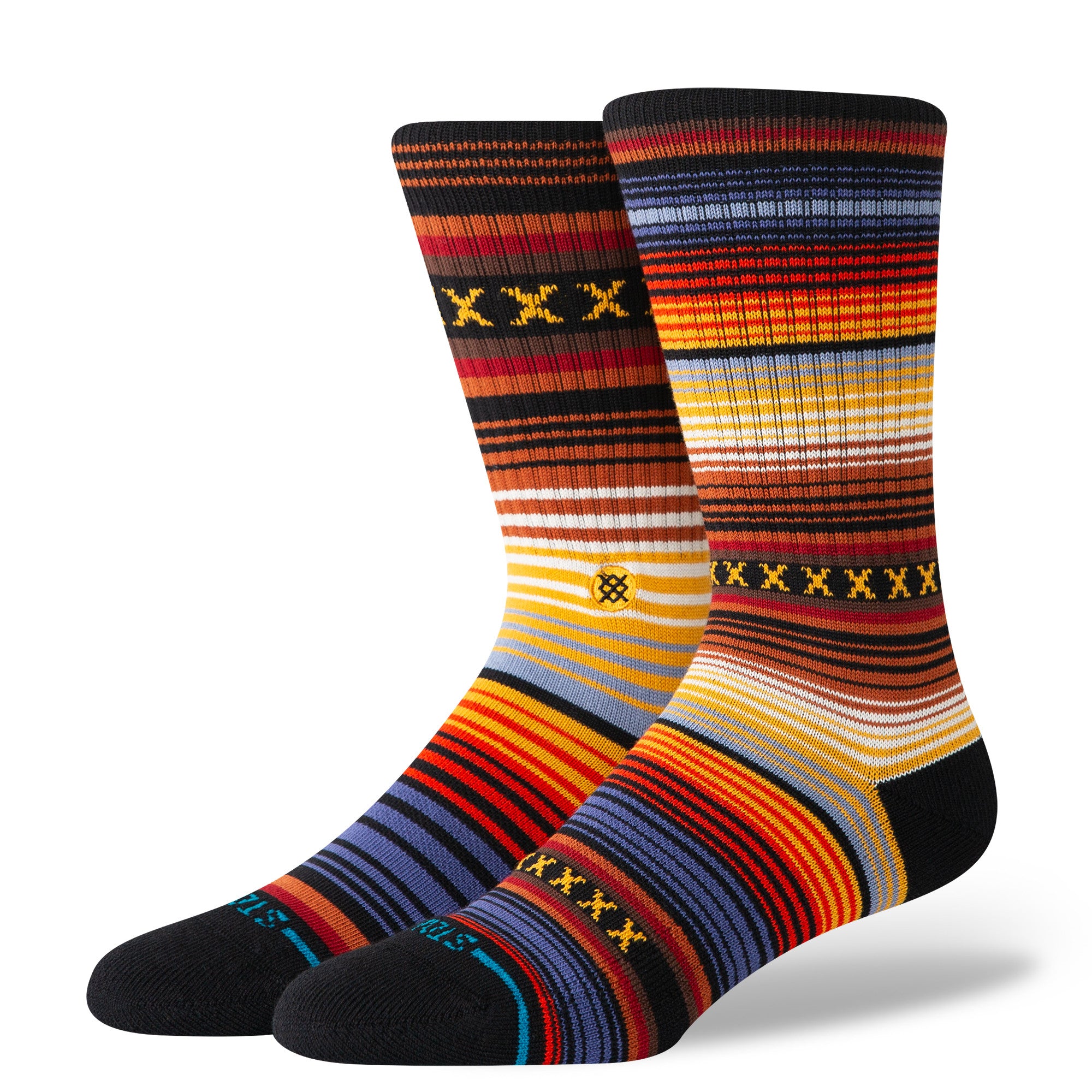 Stance Curren St Crew Sock in Indigo - M I L O S P O R T