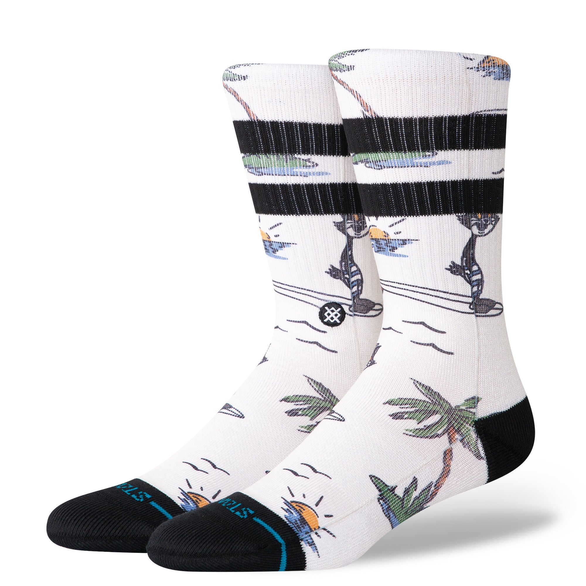 Stance Kool Katz Surf Crew Sock in Canvas - M I L O S P O R T