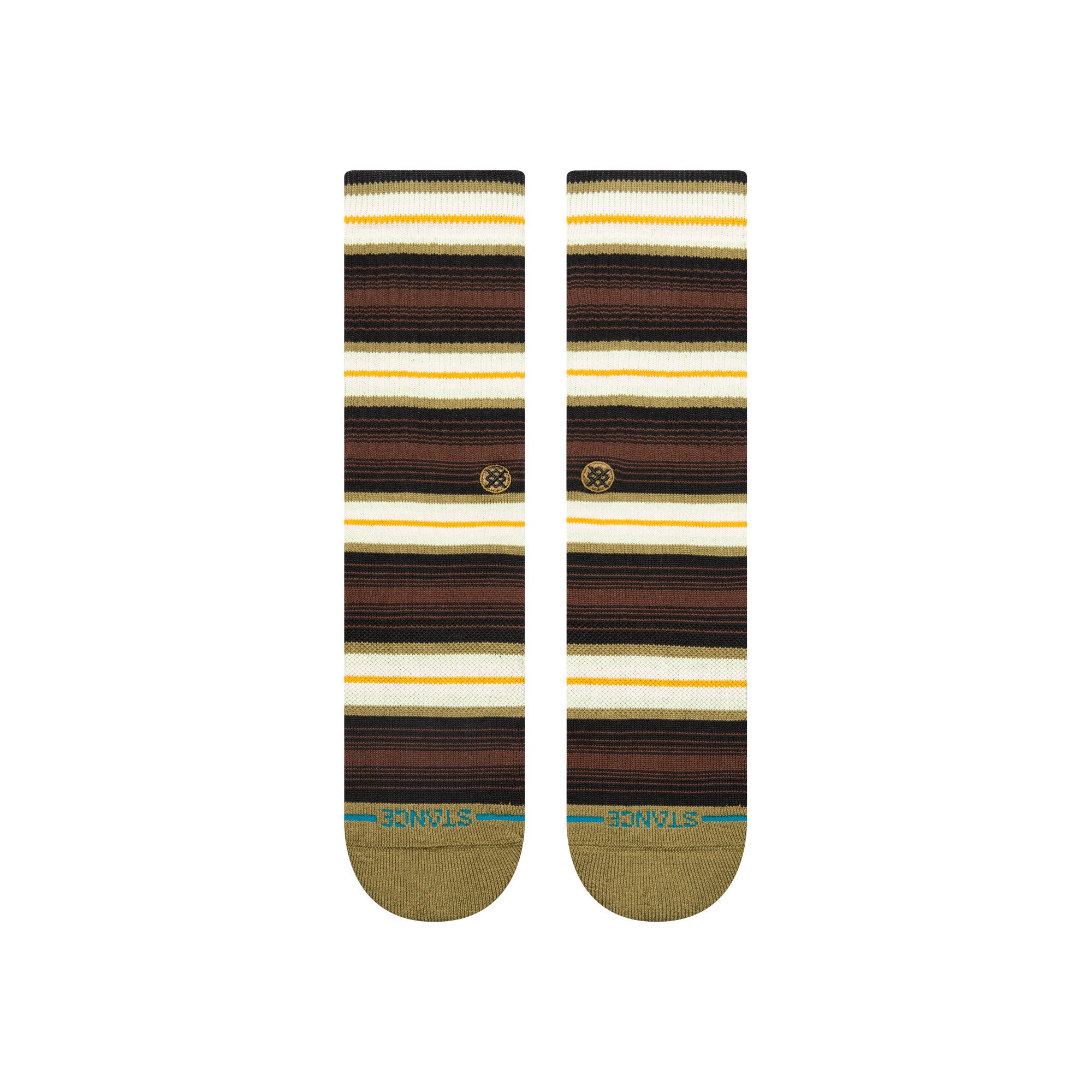 Stance Hassagore Crew Socks in Chive - M I L O S P O R T