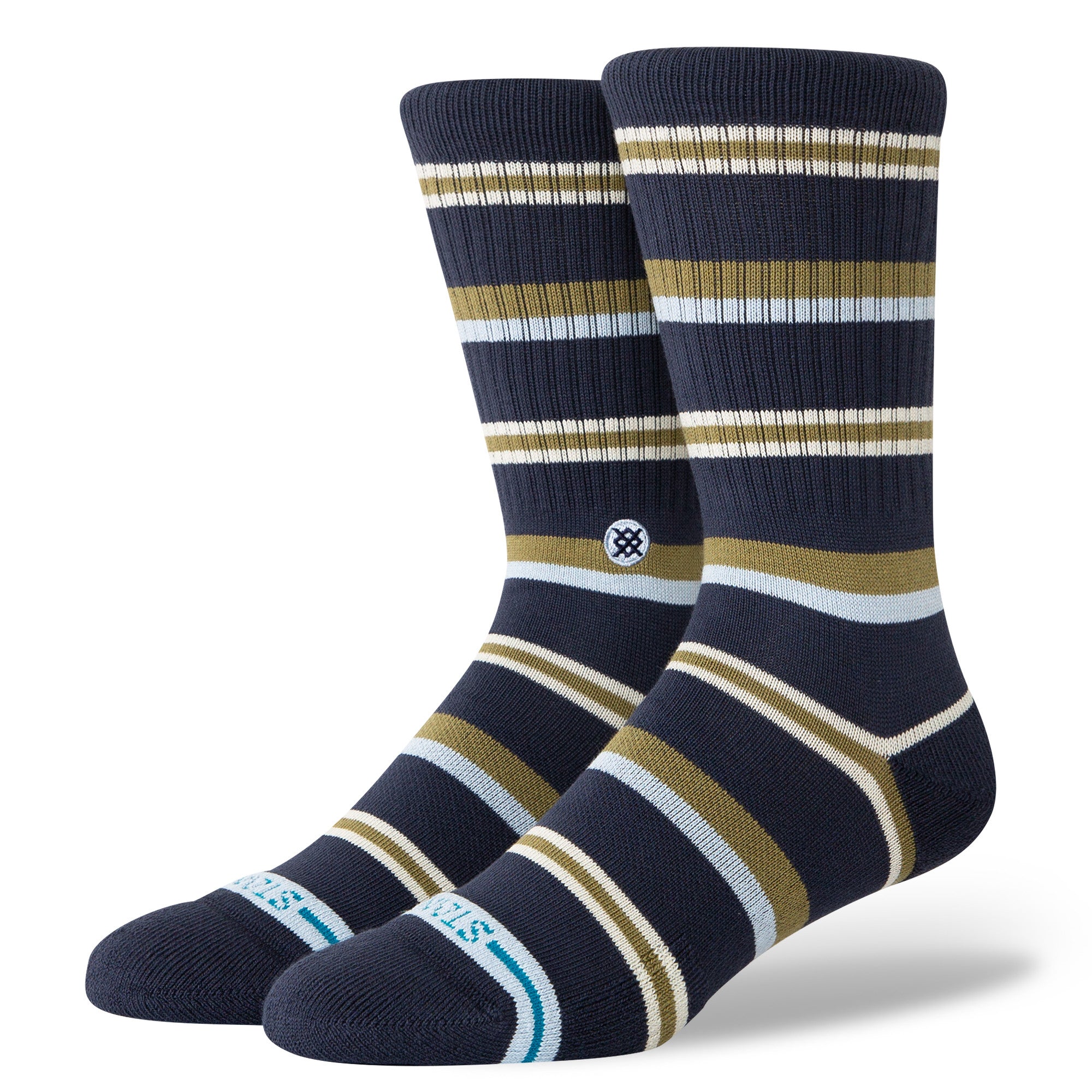 Stance Hudson Crew Socks in Navy - M I L O S P O R T