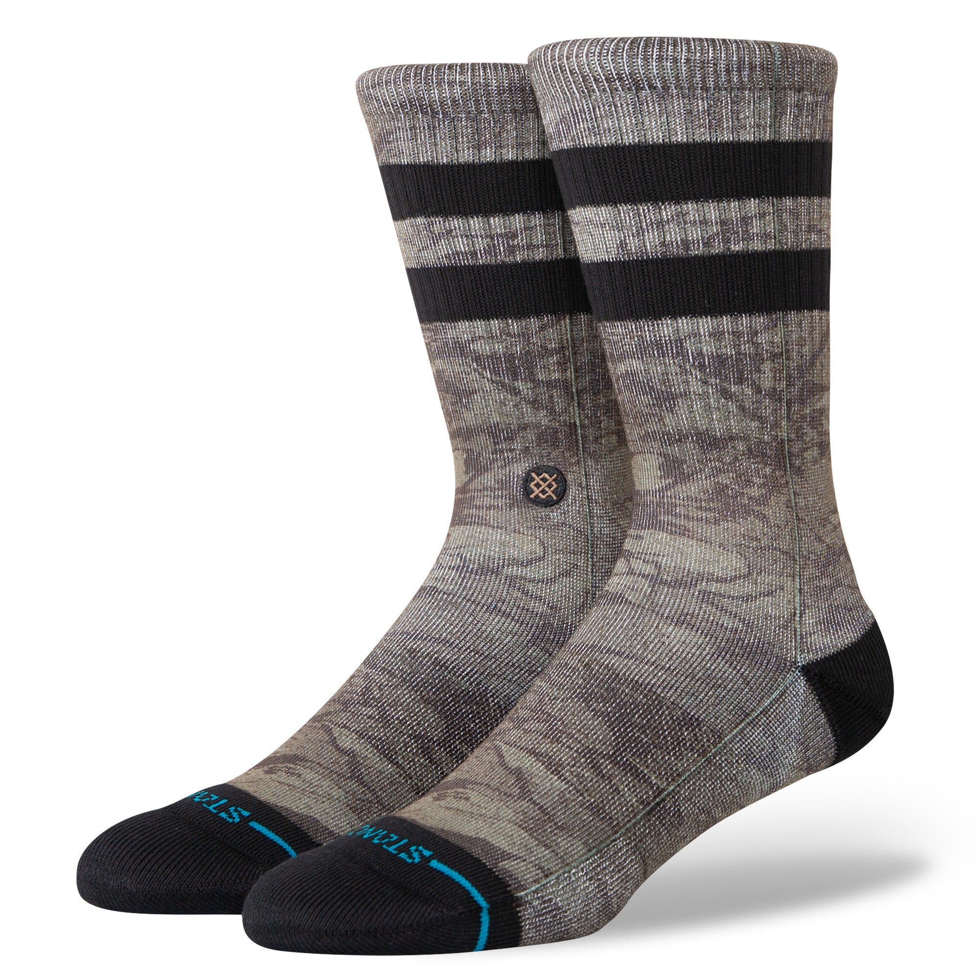 Stance Rompin Crew Socks in Brown - M I L O S P O R T