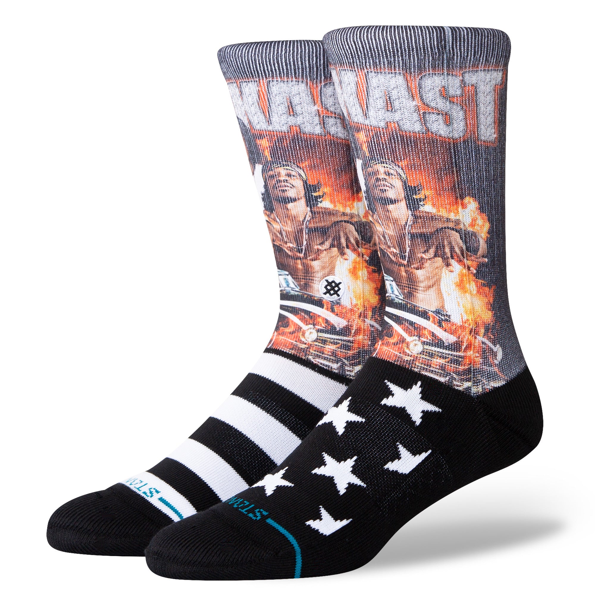Stance Stankonia Crew Socks in Black - M I L O S P O R T