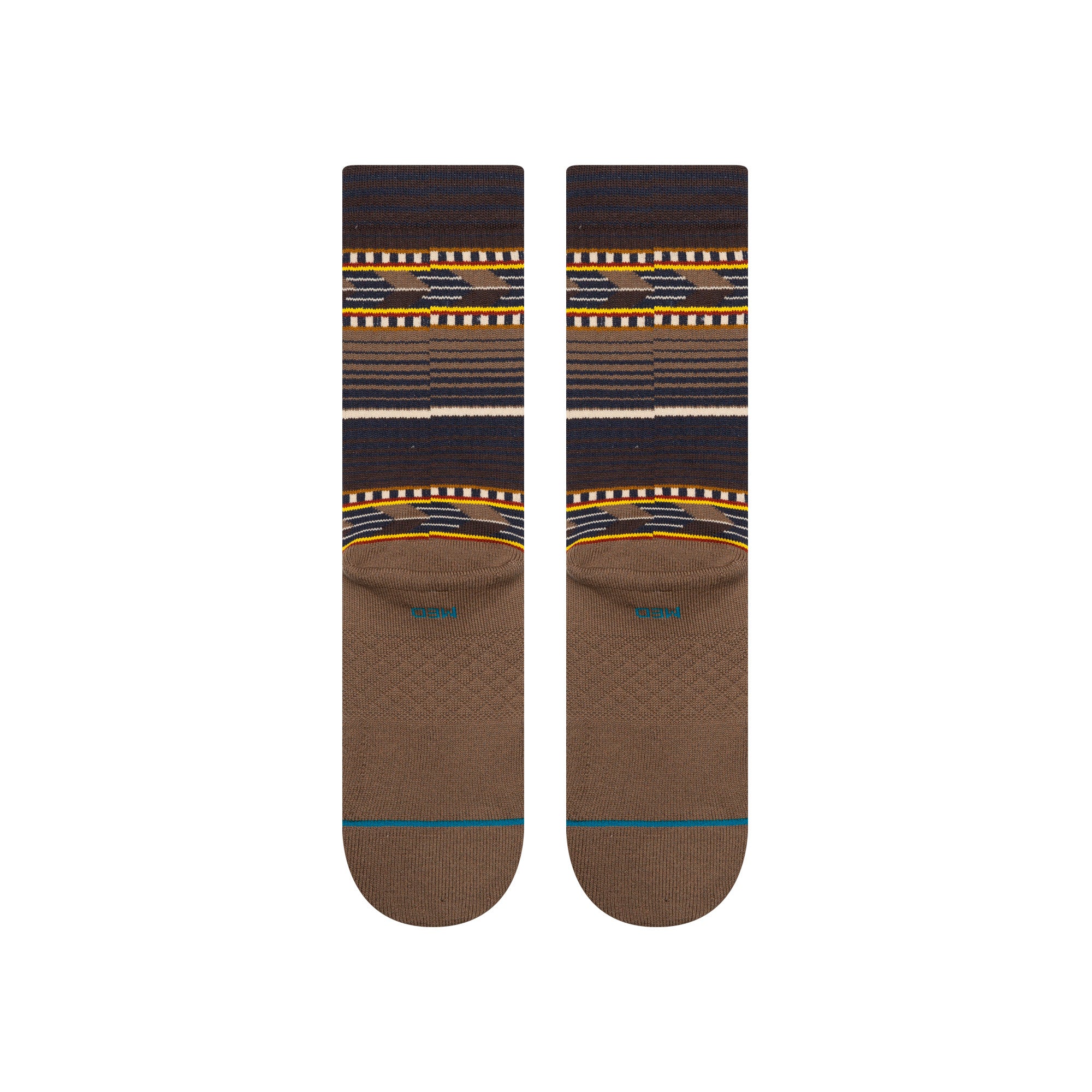 Stance Cedar Rock Crew Socks in Brown - M I L O S P O R T