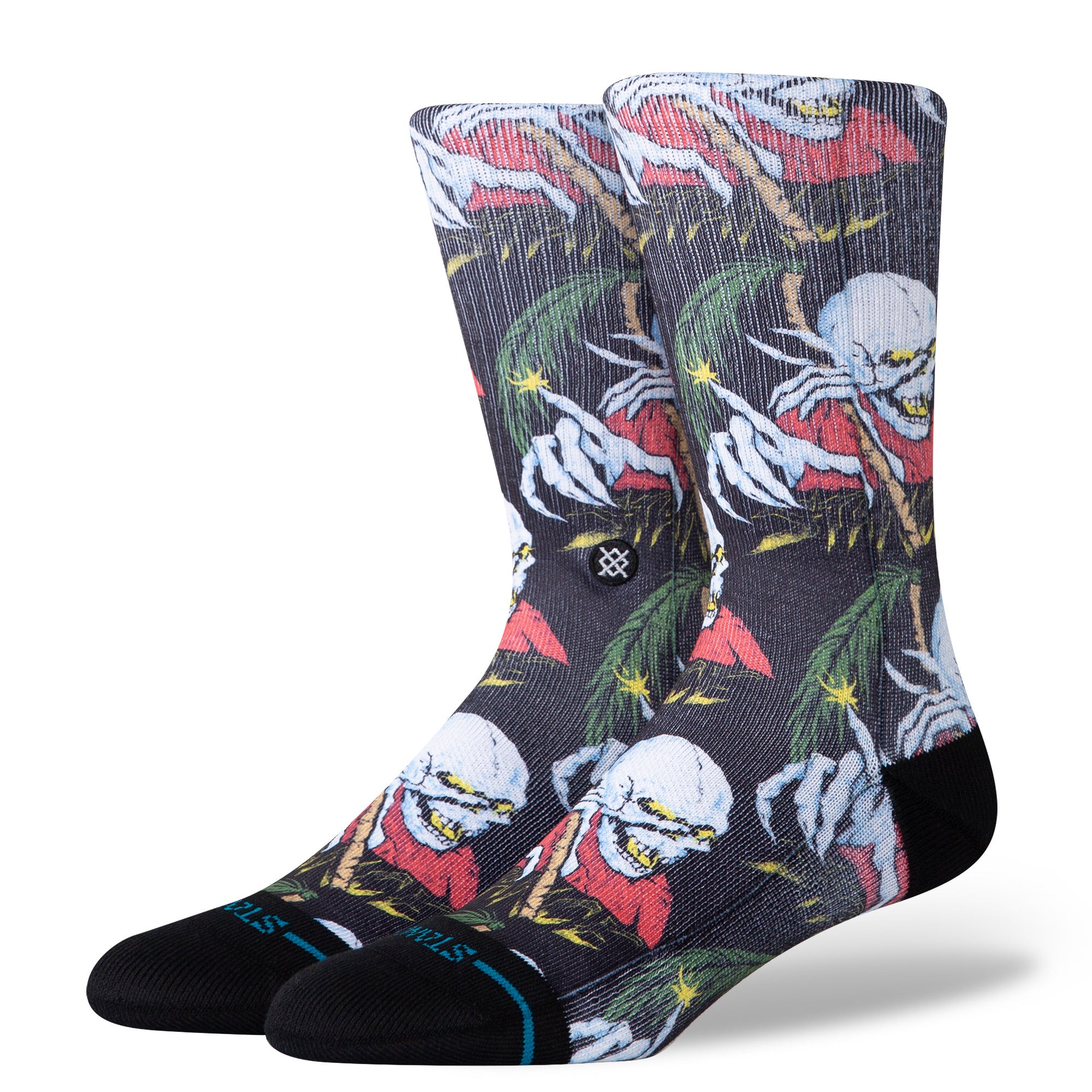 Stance Palm Slayer Crew Socks in Black - M I L O S P O R T