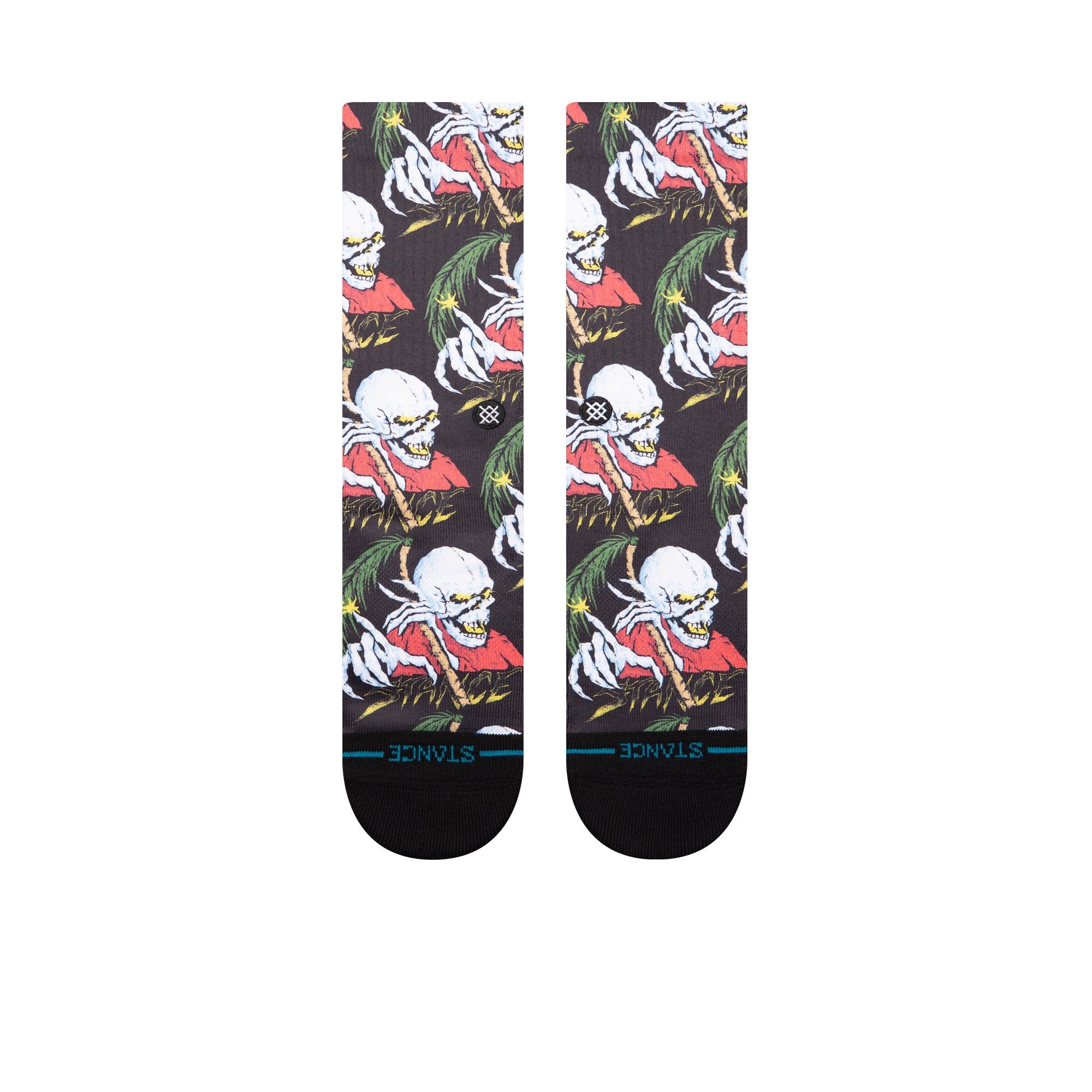 Stance Palm Slayer Crew Socks in Black - M I L O S P O R T