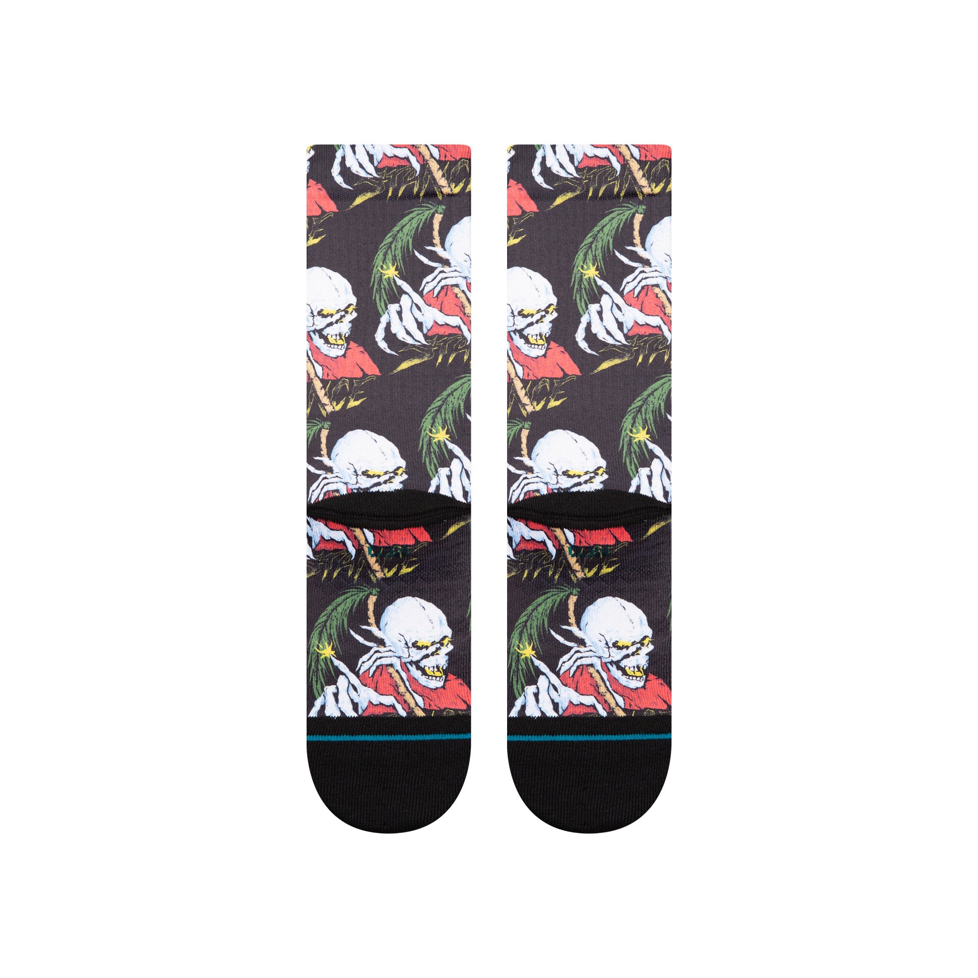 Stance Palm Slayer Crew Socks in Black - M I L O S P O R T
