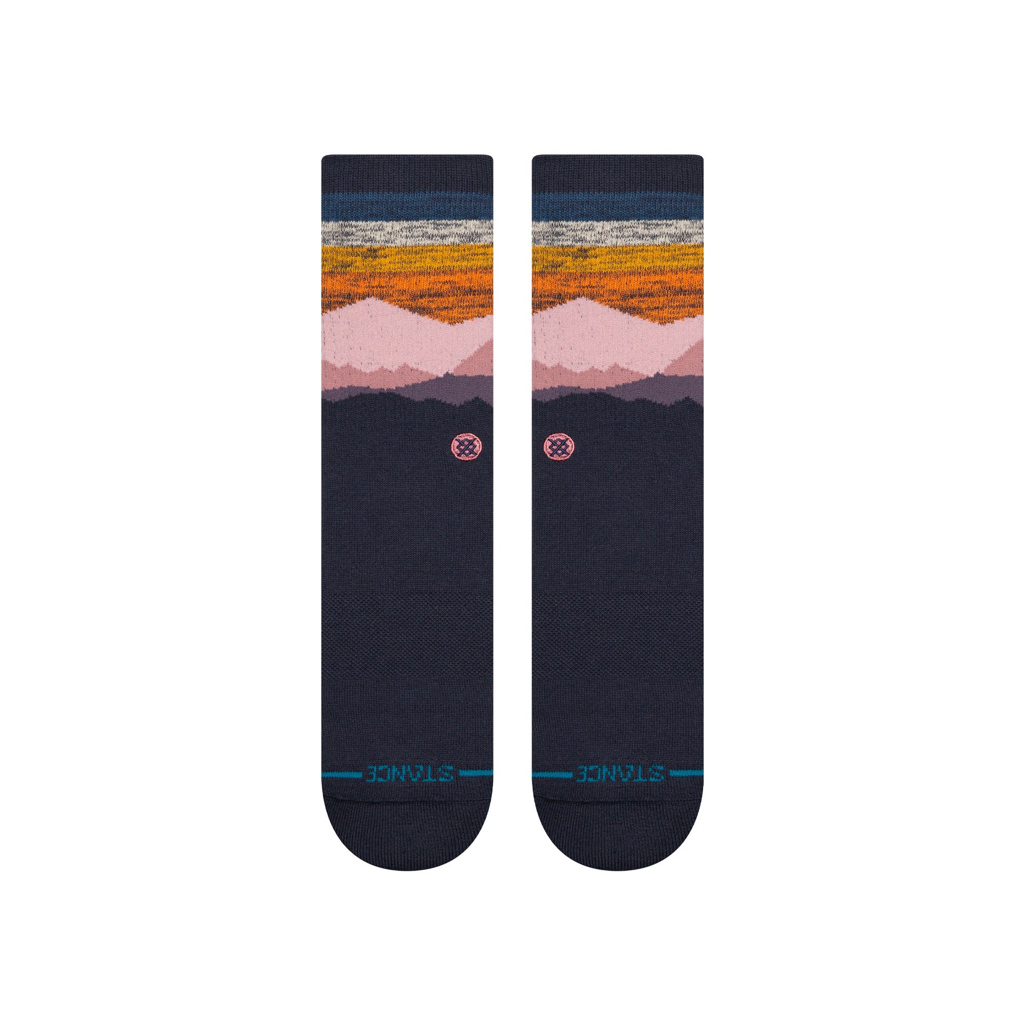 Stance Saddleback Crew Socks in Navy - M I L O S P O R T