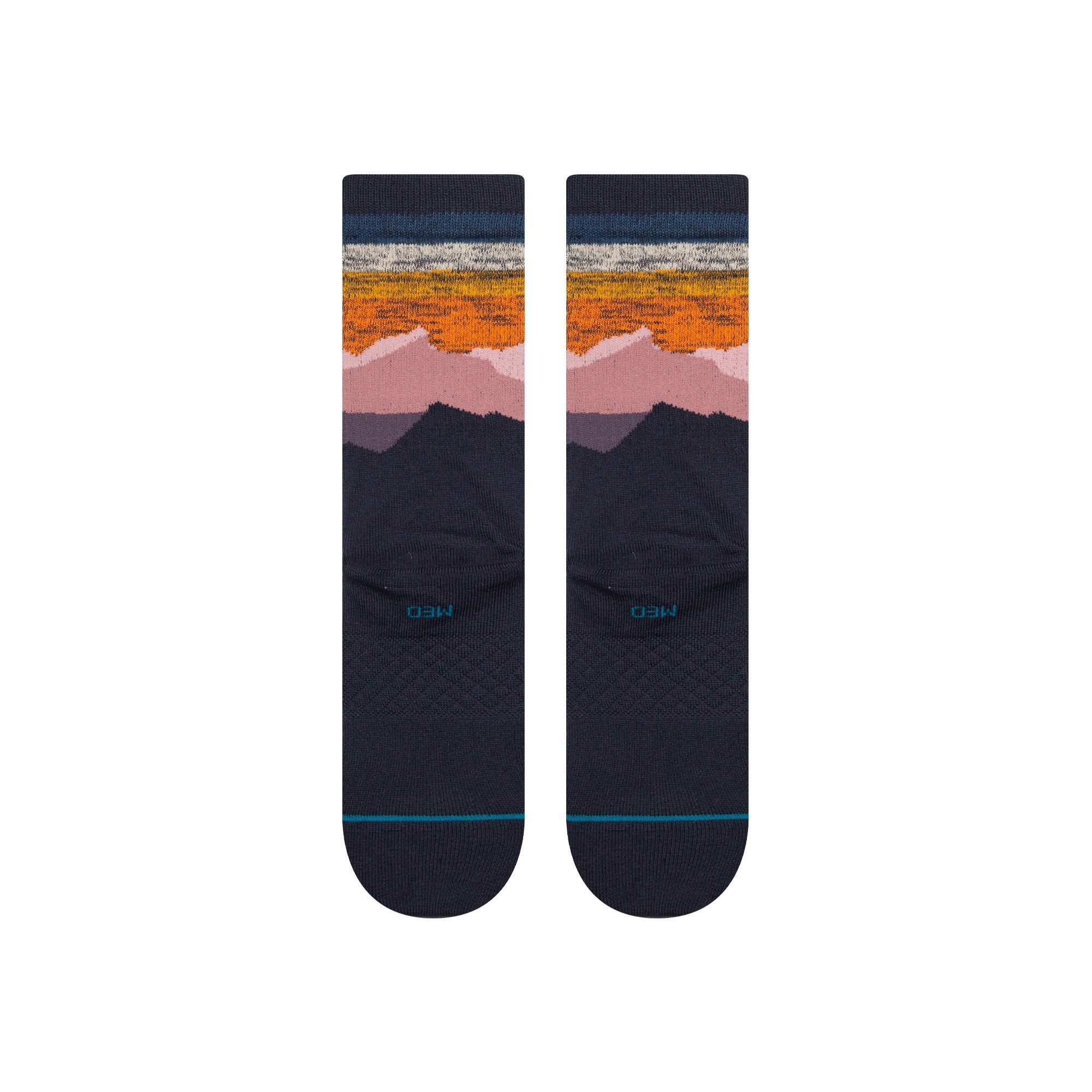 Stance Saddleback Crew Socks in Navy - M I L O S P O R T