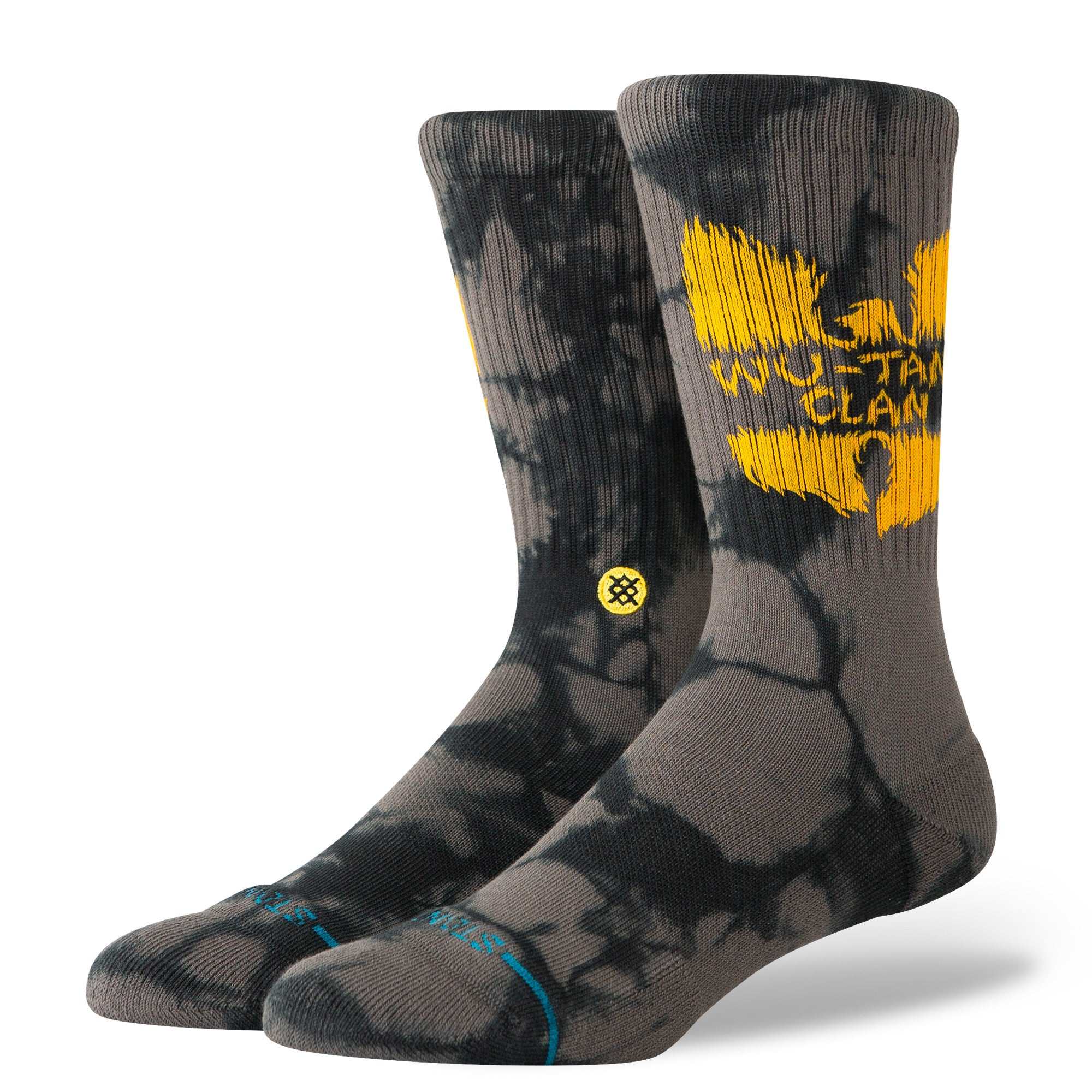 Stance Shaolin Slums Crew Socks in Black - M I L O S P O R T
