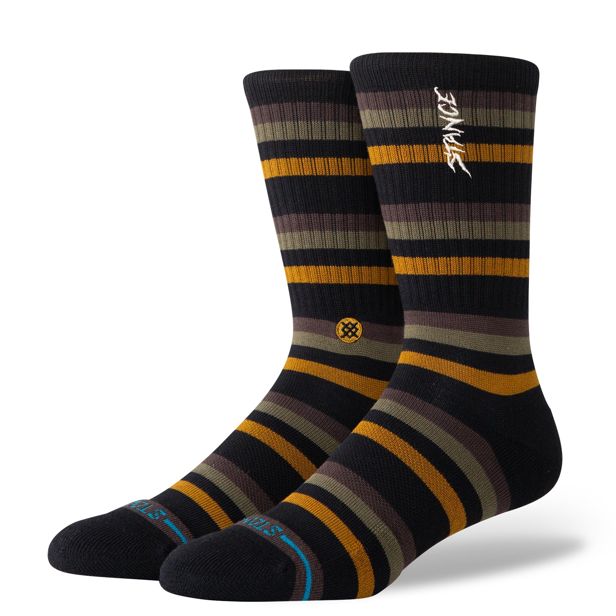 Stance Slipping Crew Socks in Black - M I L O S P O R T