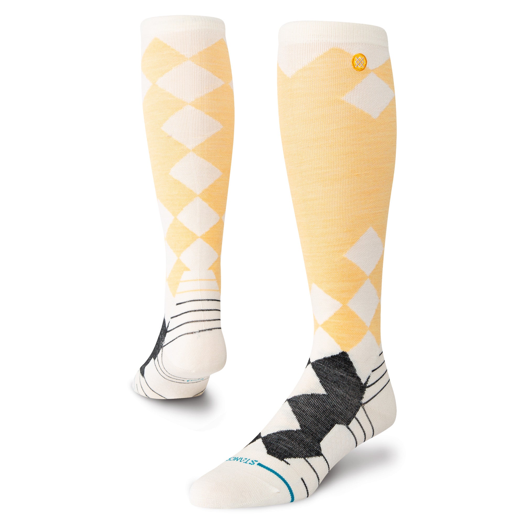 Stance Dymound Ul Wool Snow Sock in Cream 2025 - M I L O S P O R T