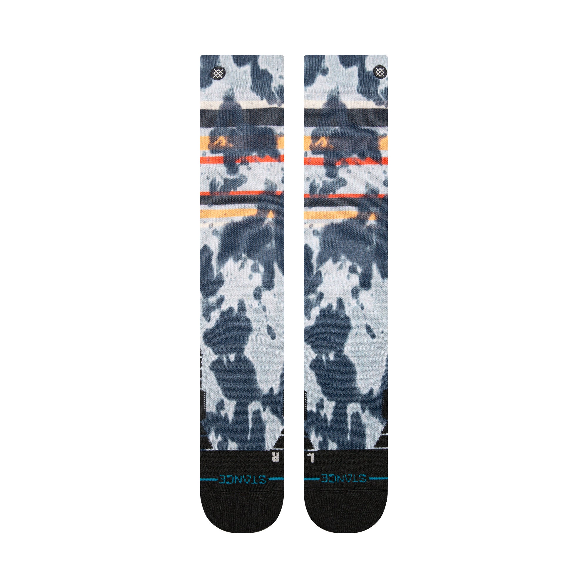 Stance Brong Snow Sock in Greyred 2025 - M I L O S P O R T