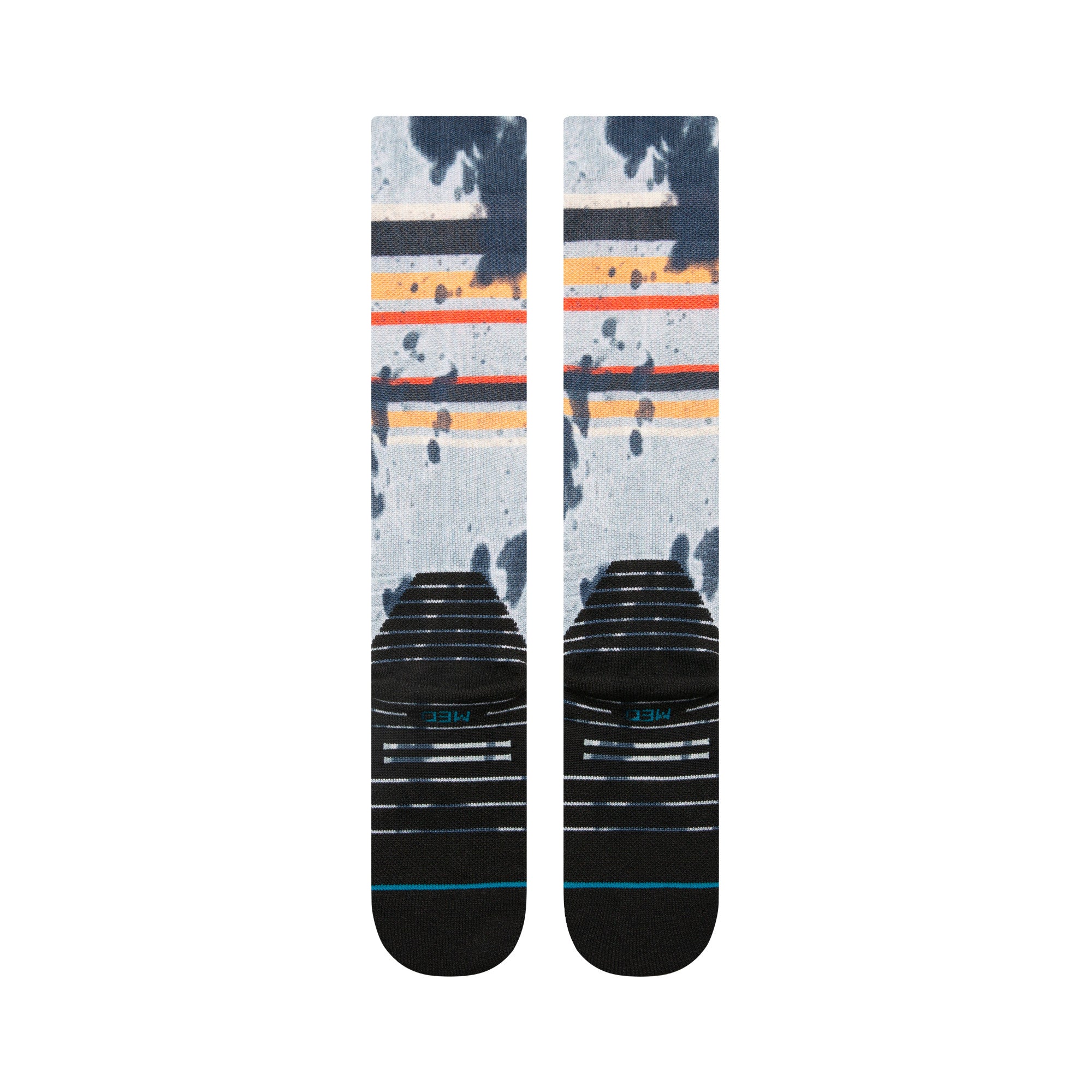 Stance Brong Snow Sock in Greyred 2025 - M I L O S P O R T
