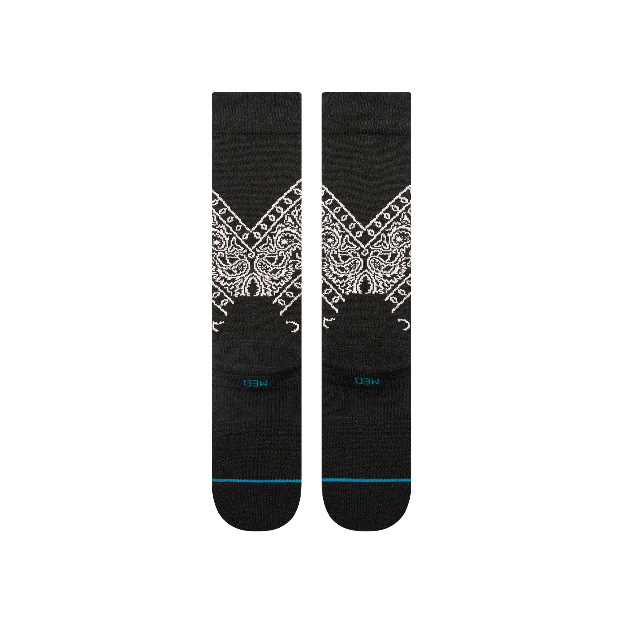 Stance Barrio Mid Wool Snow Sock in Black 2025 - M I L O S P O R T