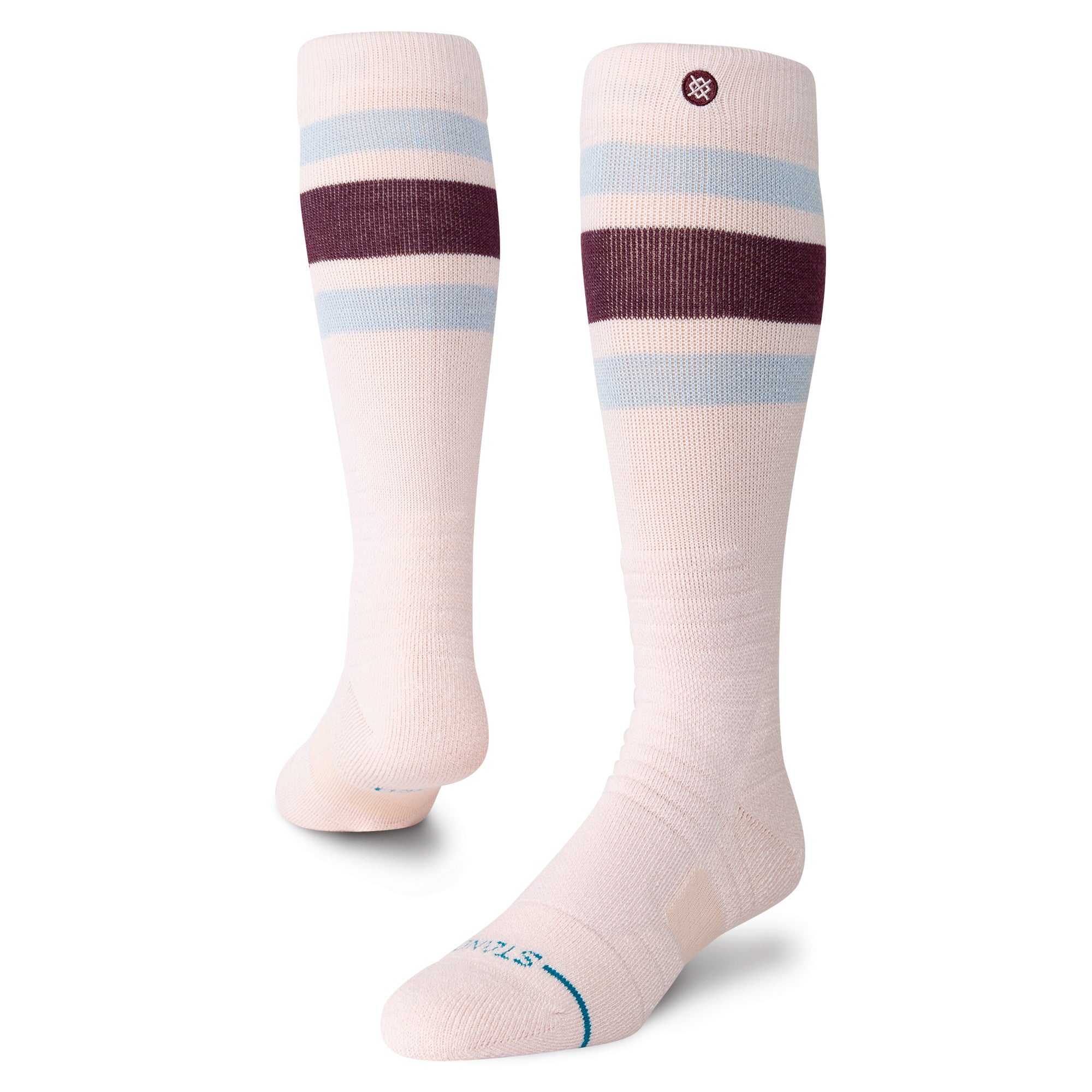 Stance Boyd Mid Wool Snow Sock in Pinkfade 2025 - M I L O S P O R T