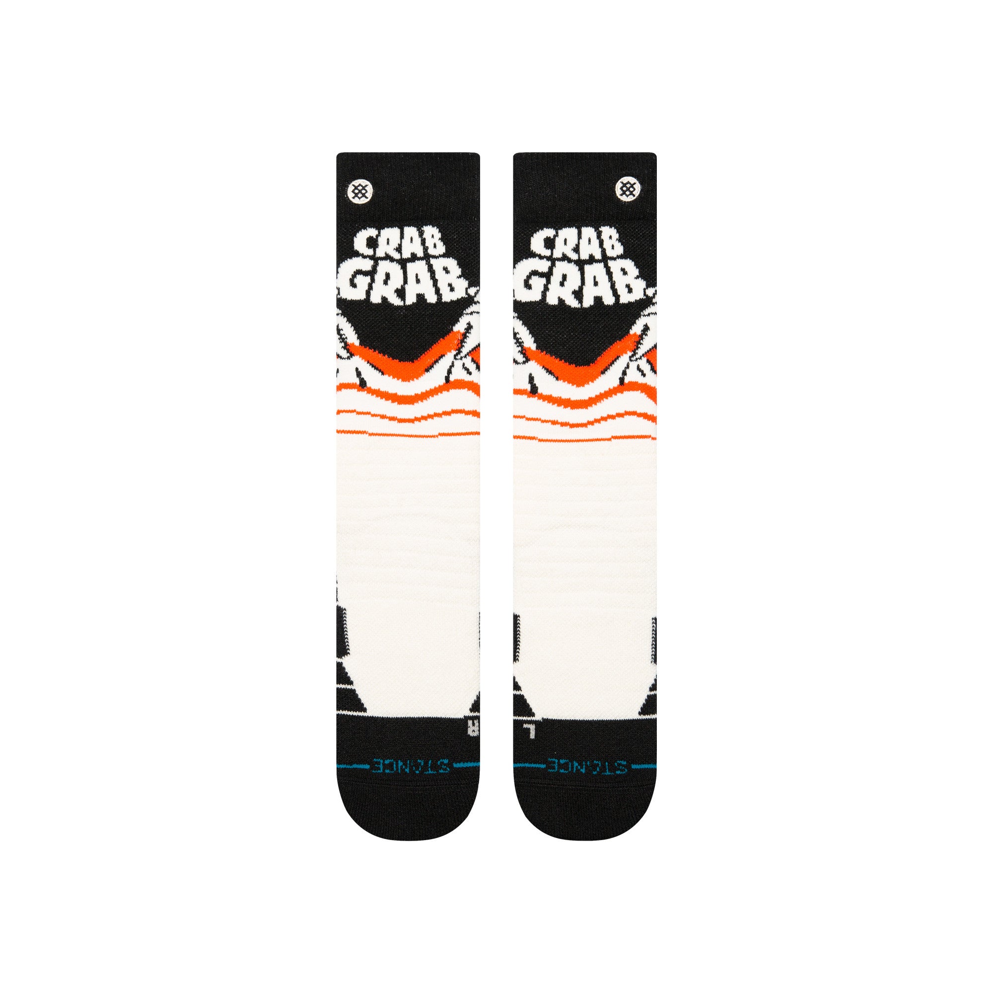 Stance Crab Grab Mid Poly Snow Sock in Cream 2025 - M I L O S P O R T