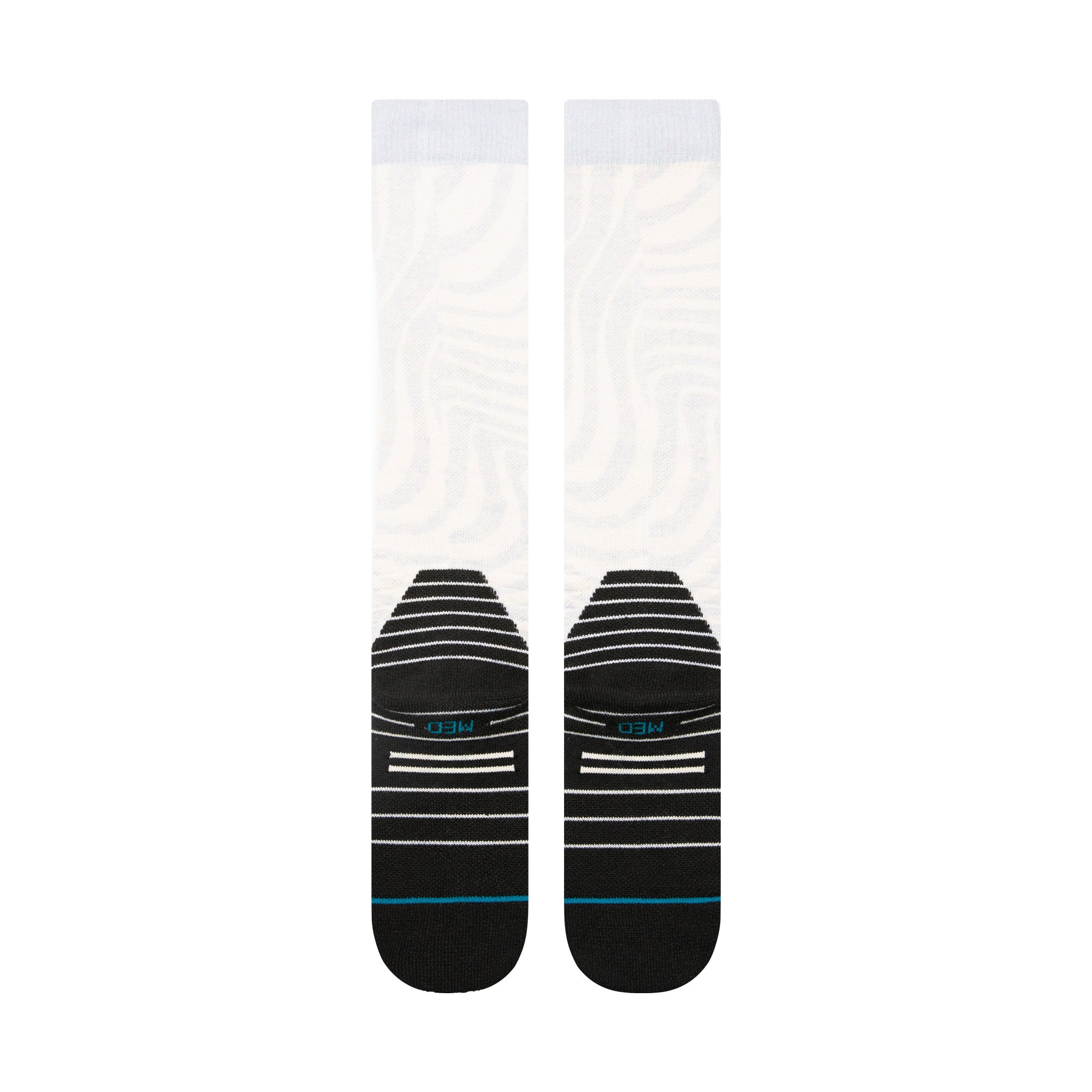 Stance Directions Mid Poly Snow Sock in Grey 2025 - M I L O S P O R T