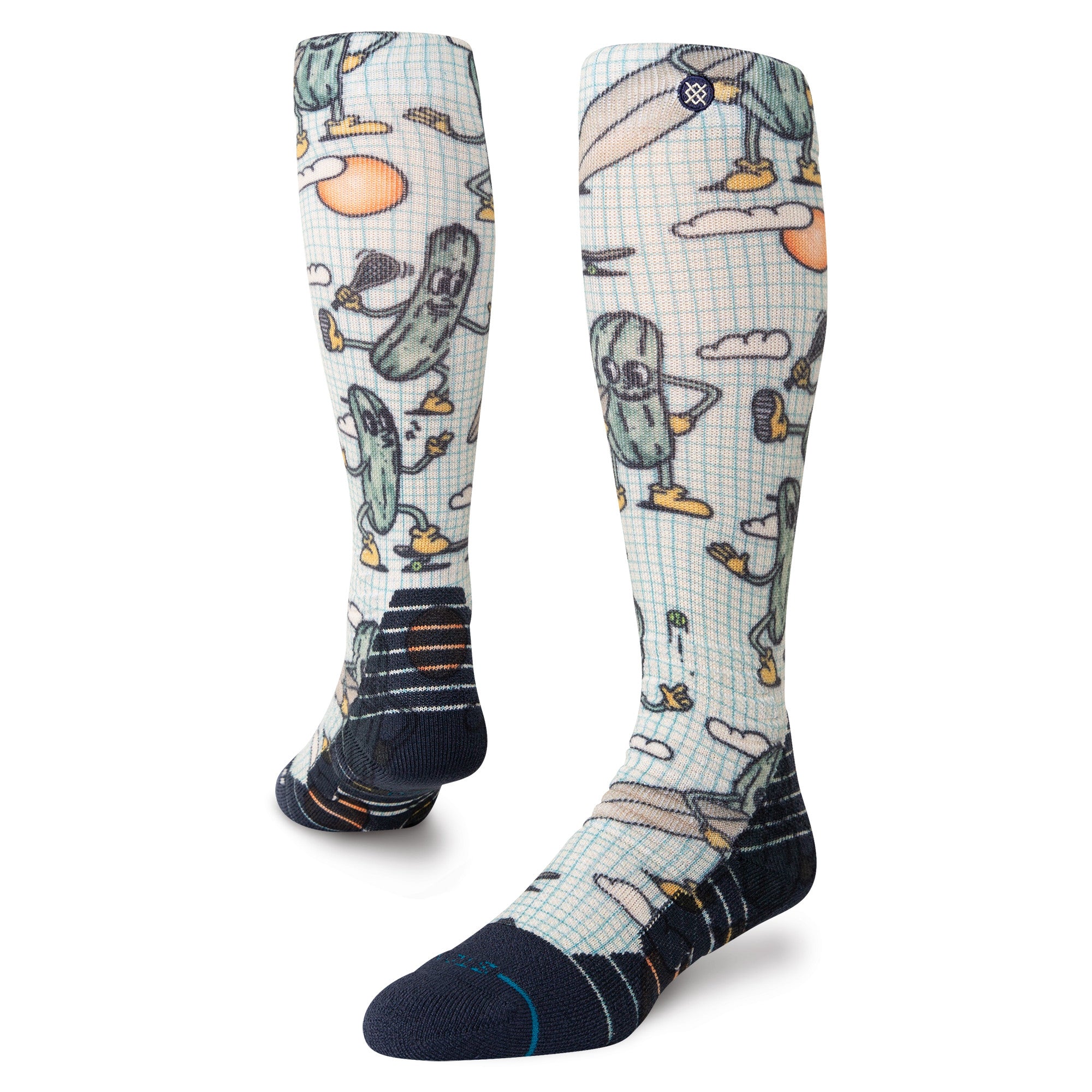 Stance Feeling Pickled Mid Poly Snow Sock in Multi 2025 - M I L O S P O R T