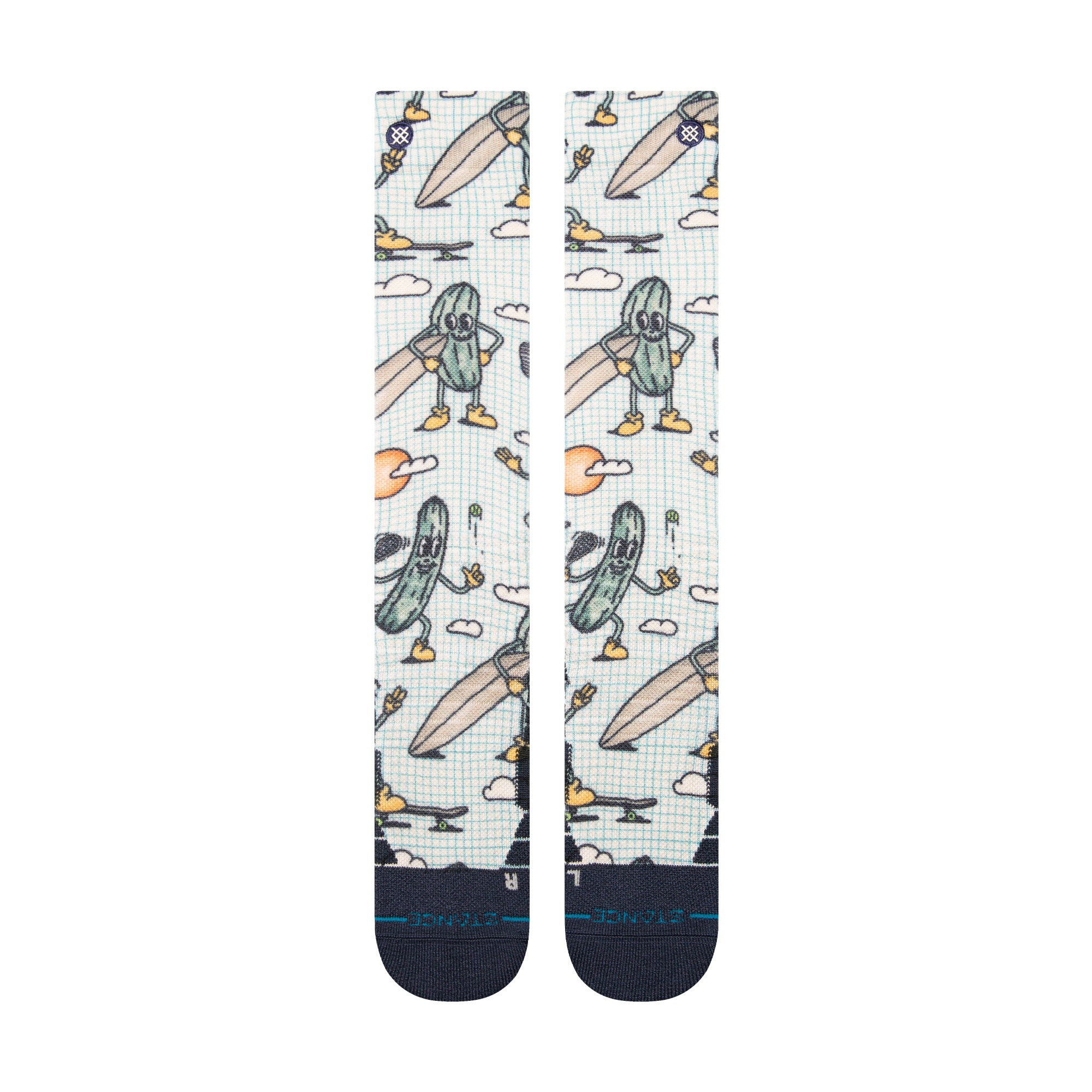 Stance Feeling Pickled Mid Poly Snow Sock in Multi 2025 - M I L O S P O R T
