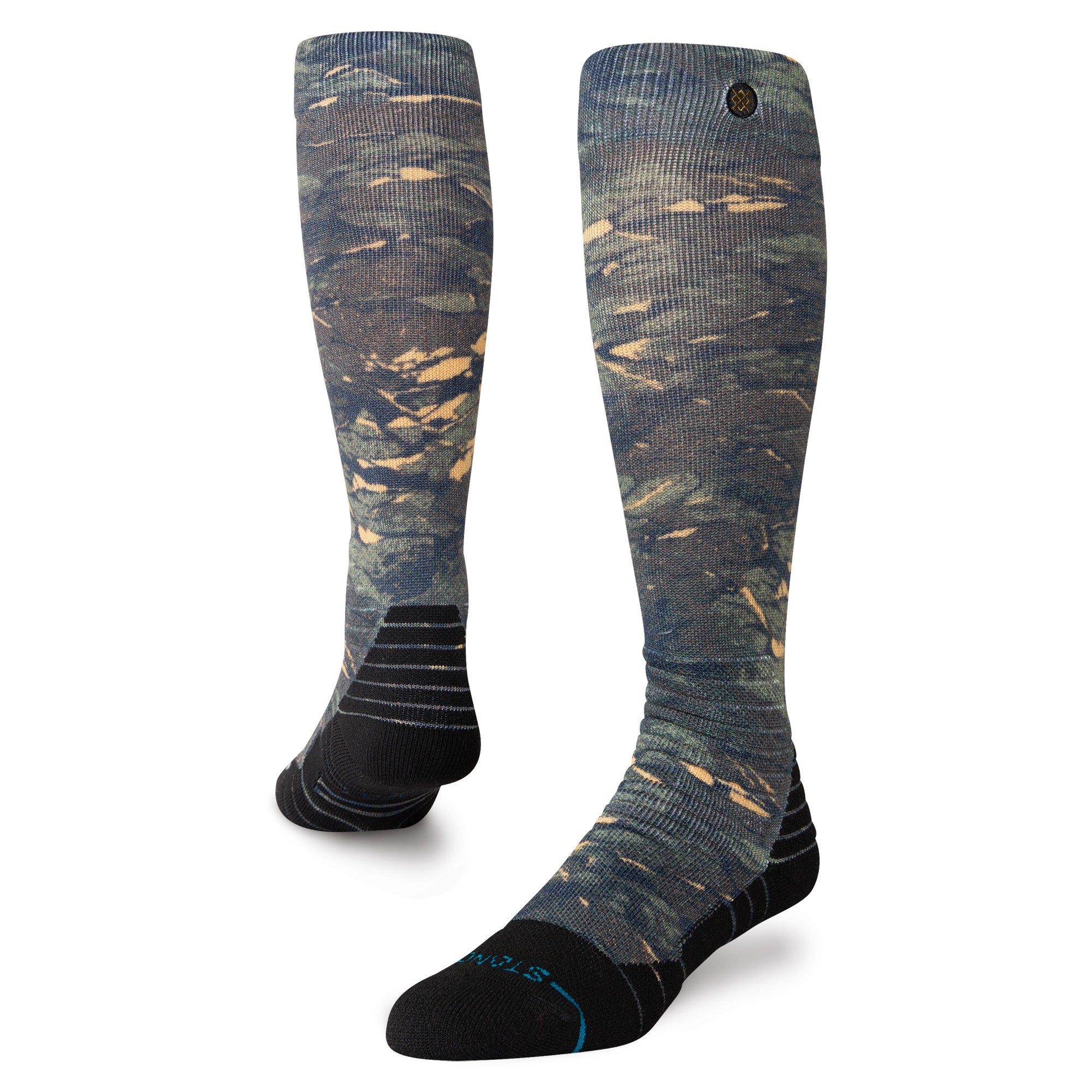 Stance Rompin Mid Poly Snow Sock in Camo 2025 - M I L O S P O R T