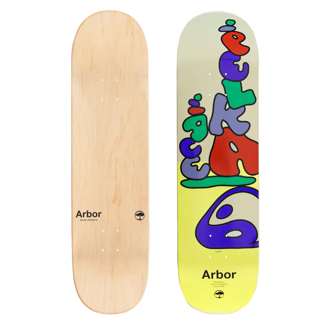 Arbor Ace Pelka 8.375 Balance Skateboard Deck - M I L O S P O R T