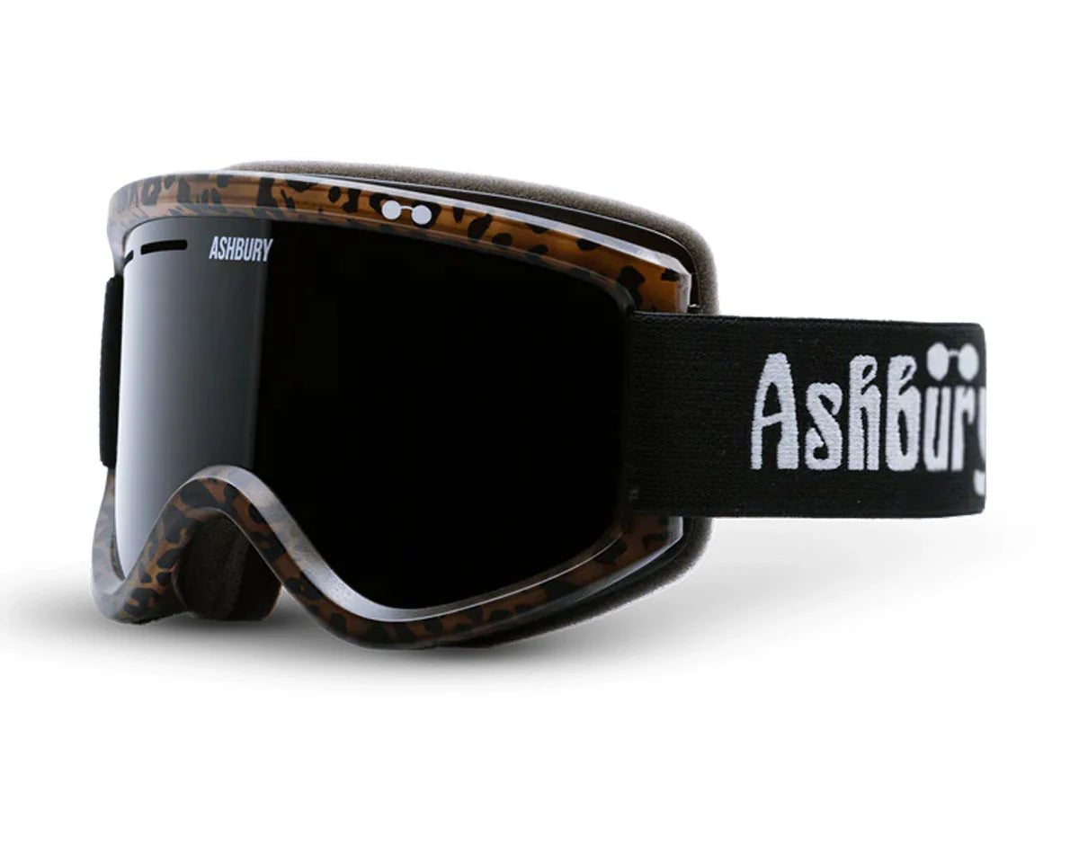 Ashbury Warlock Snow Goggle with a OG Tortoise Frame and a Dark Smoke Lens and a Spare Yellow Lens 2025 - M I L O S P O R T