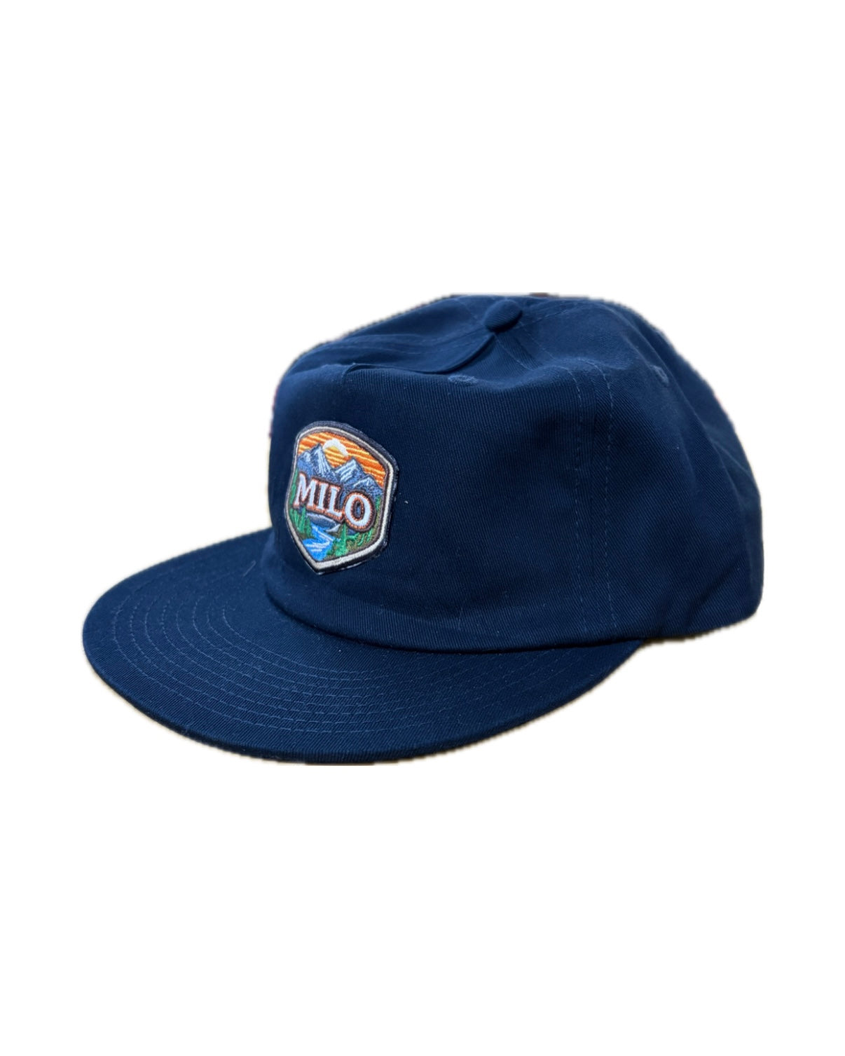 Milo Frontier Patch Hat in Navy