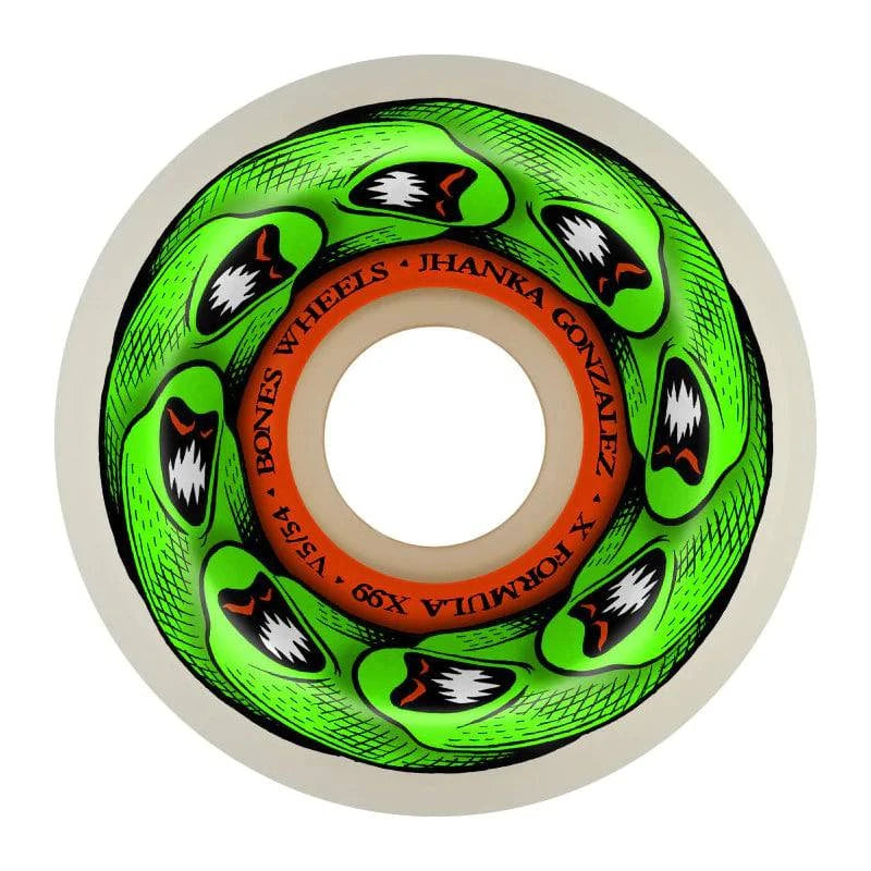 Bones X Forumula Jhanka Monito & Mat Skateboard Wheels in 54mm V5 99A - M I L O S P O R T