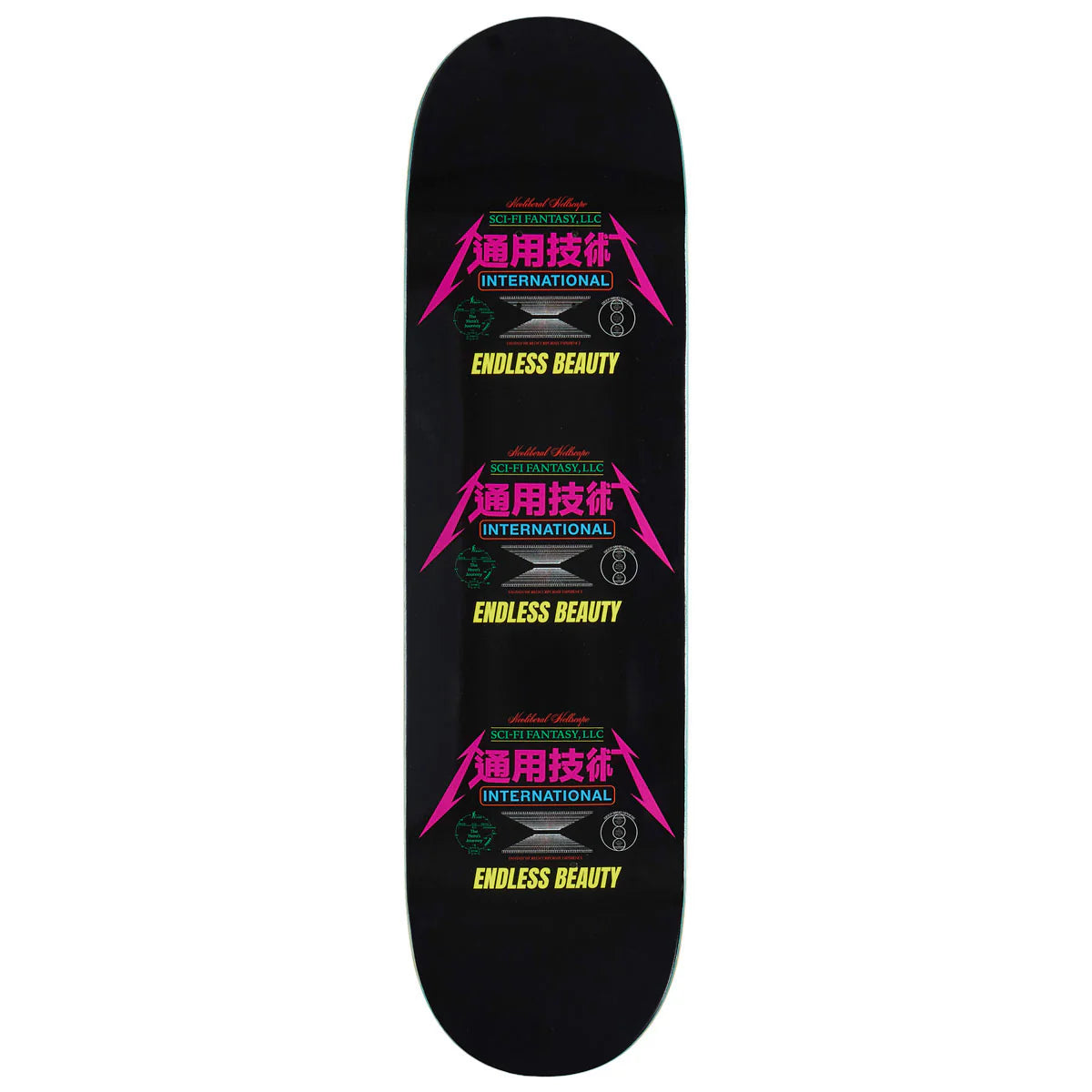 Sci-Fi Fantasy Neoliberal Beauty Skateboard Deck