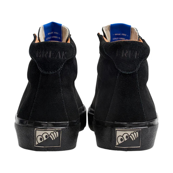 Last Resort VM001 Suede Hi Skate Shoe in Black and Black - M I L O S P O R T