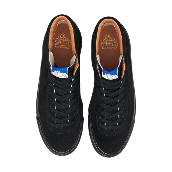 Last Resort VM001 Suede Hi Skate Shoe in Black and Black - M I L O S P O R T