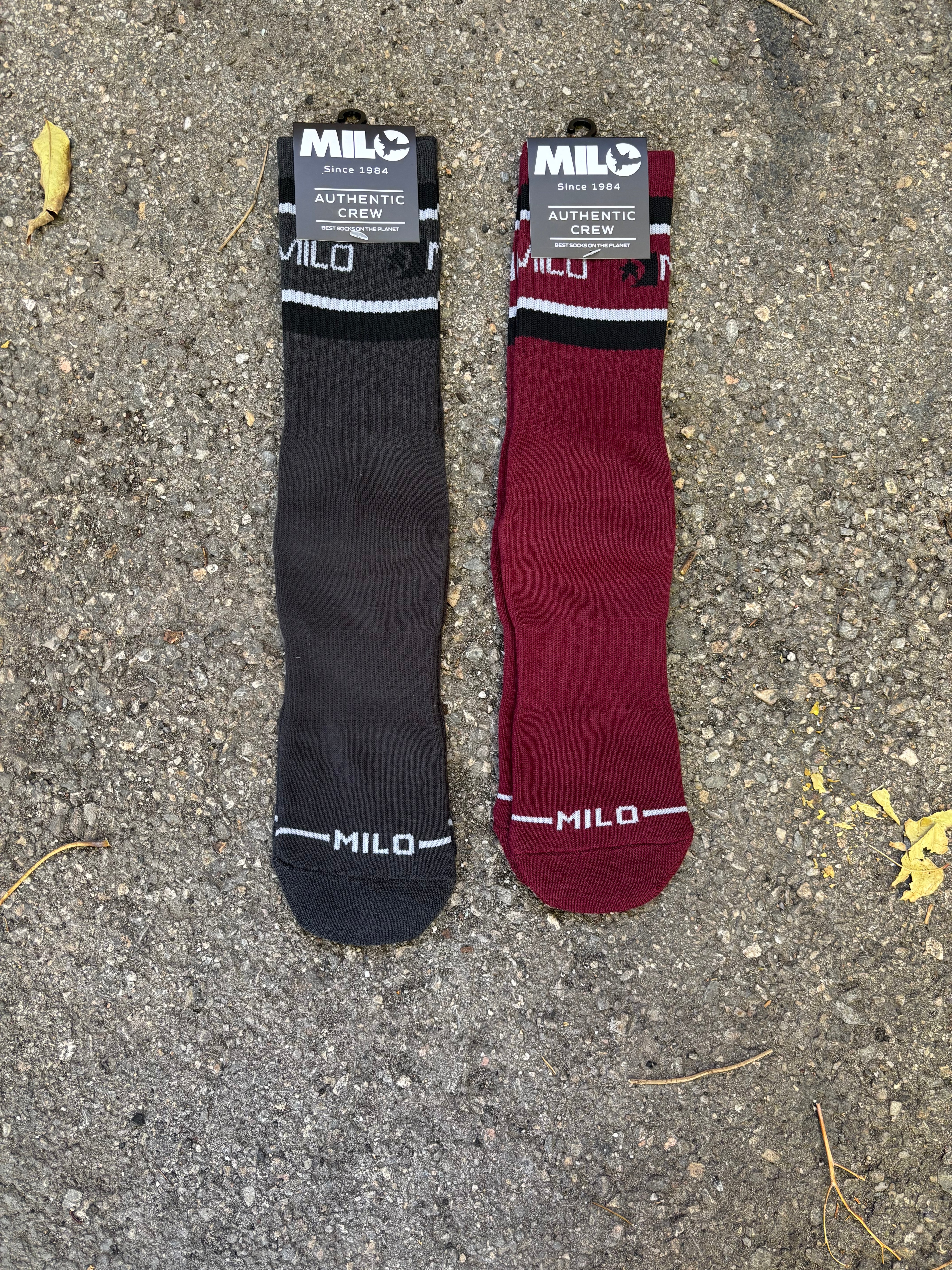Milosport Flag Logo Authentic Socks