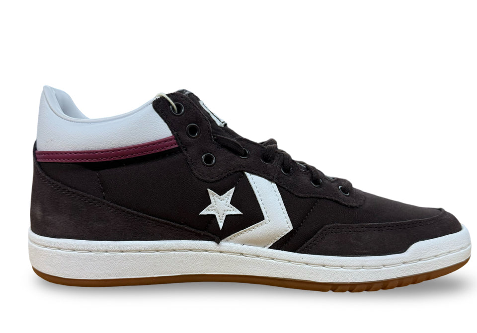 Converse Fast Break Pro Mid Shoe in Rugged Brown and White - M I L O S P O R T